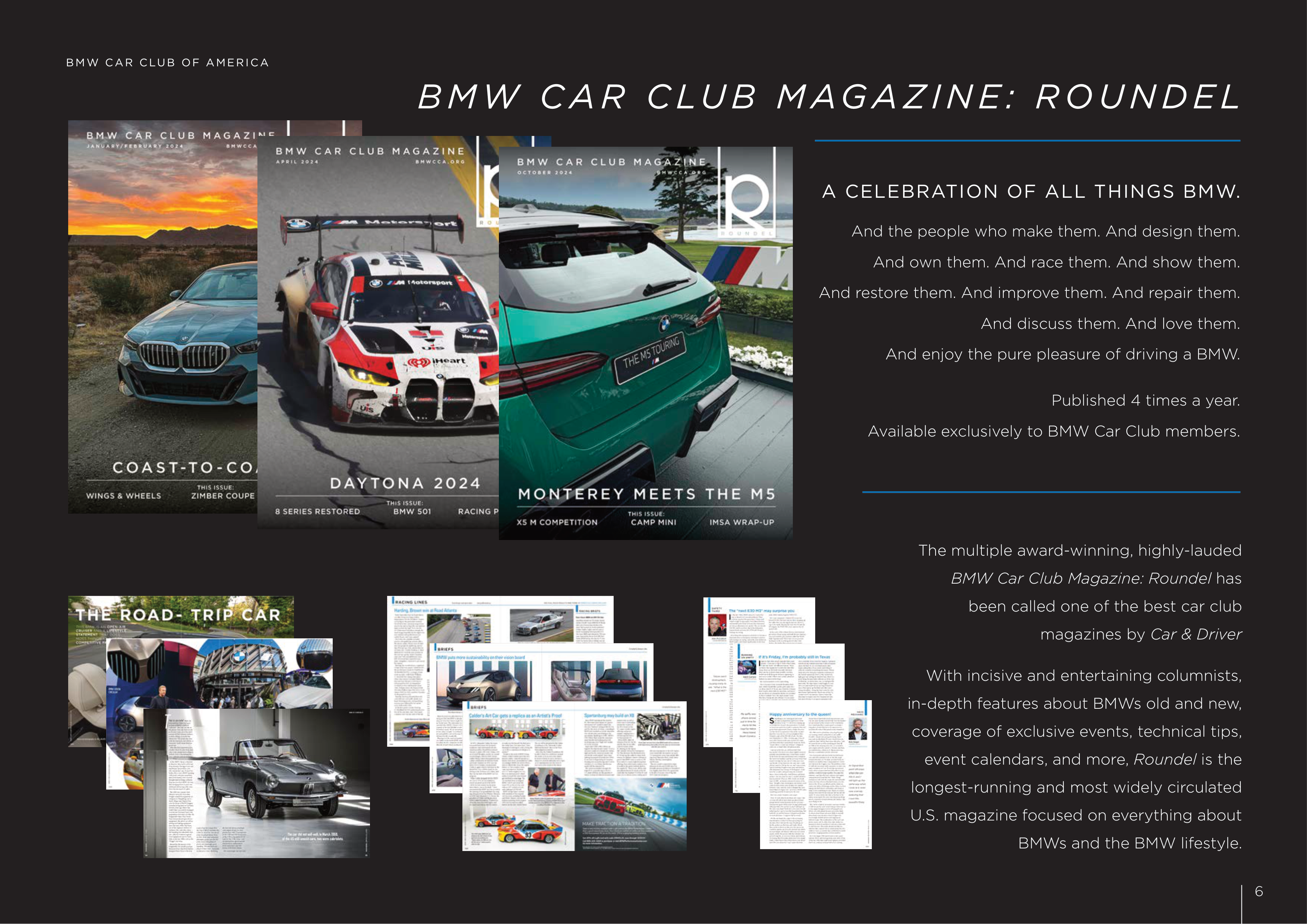 BMW Car Club Magazine — page 6