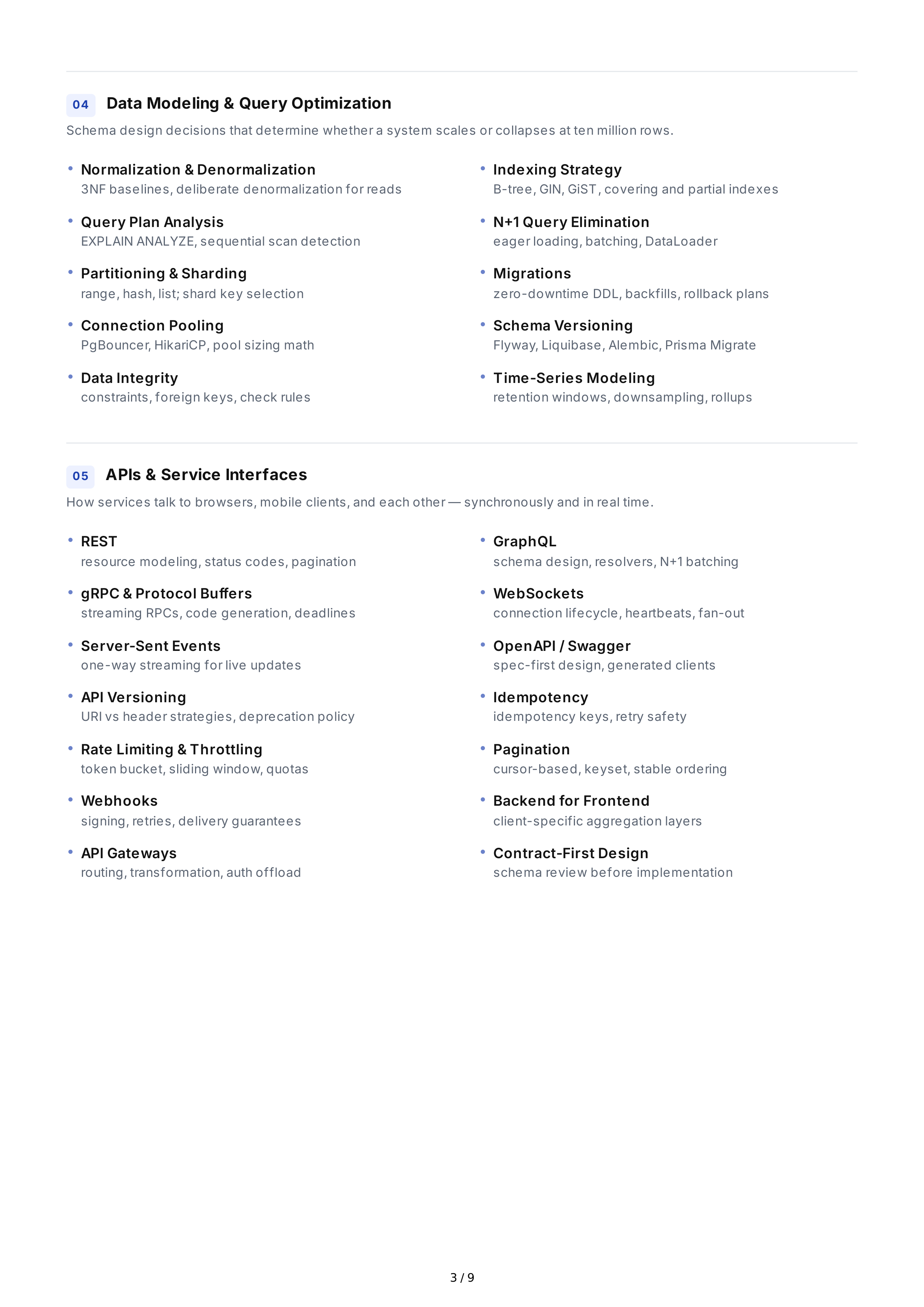 Back-End Development Technical Skills — page 3