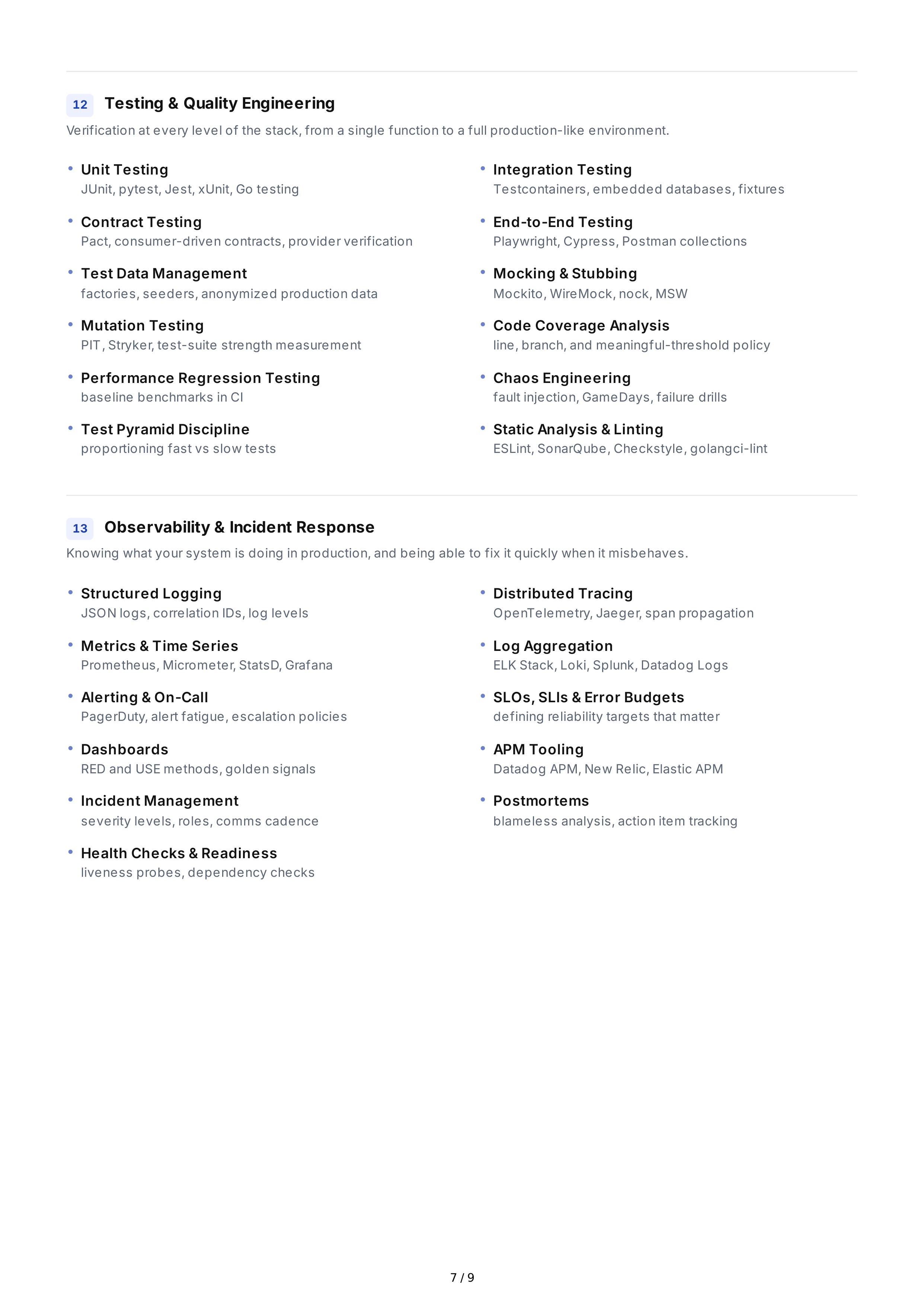 Back-End Development Technical Skills — page 7
