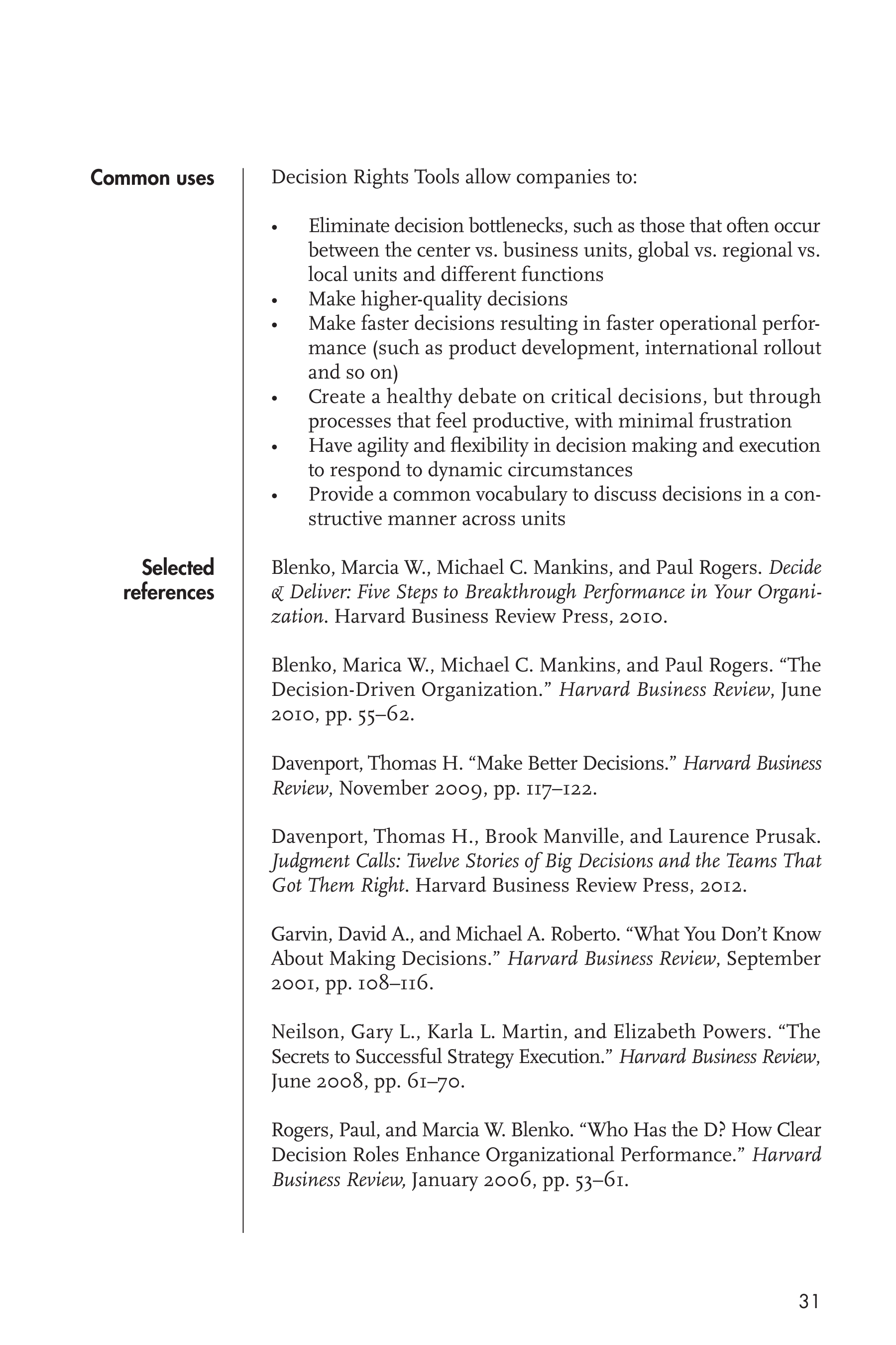 Bain & Company Management Tools An Executive’s Guide — page 35