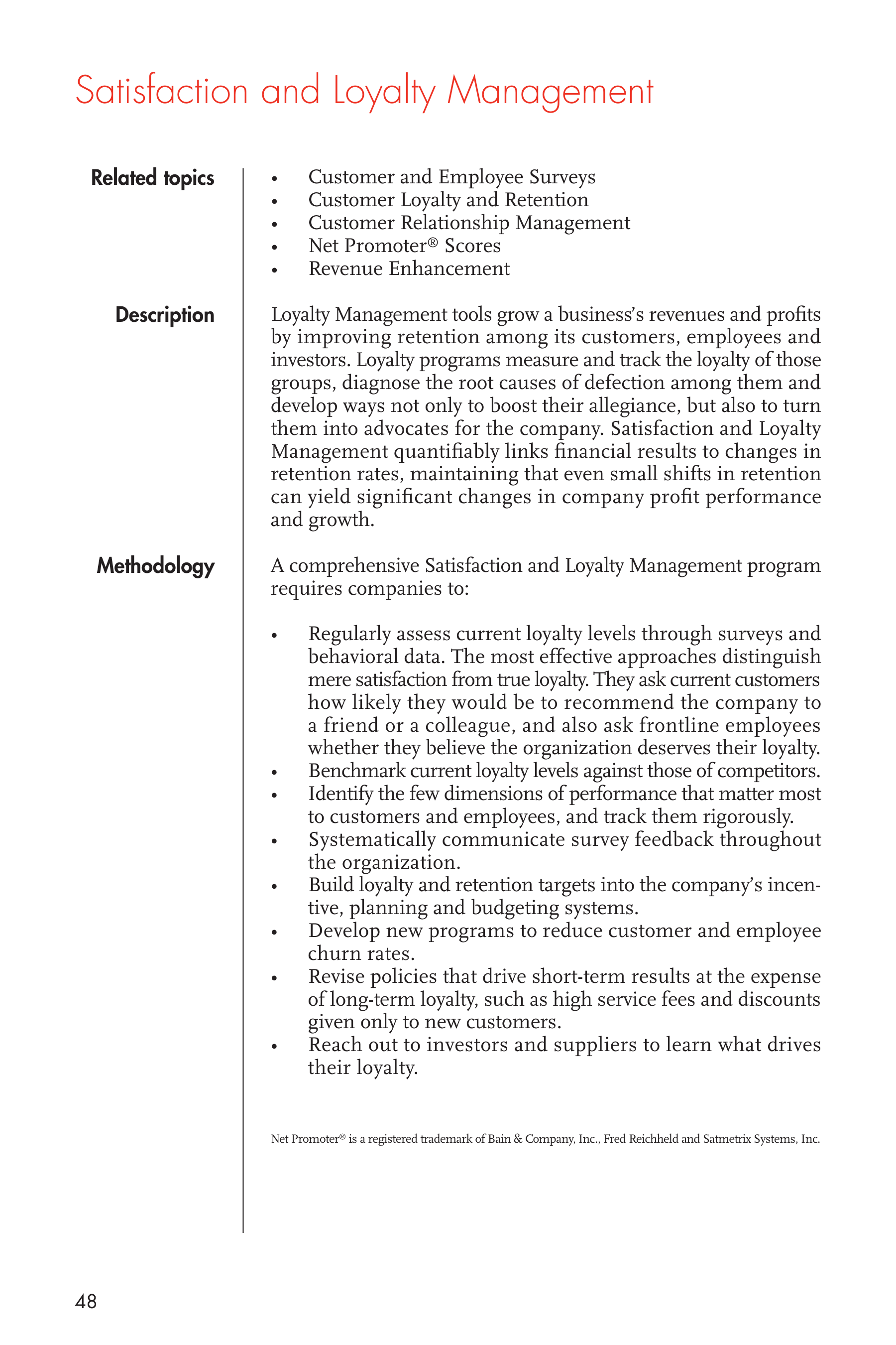 Bain & Company Management Tools An Executive’s Guide — page 52