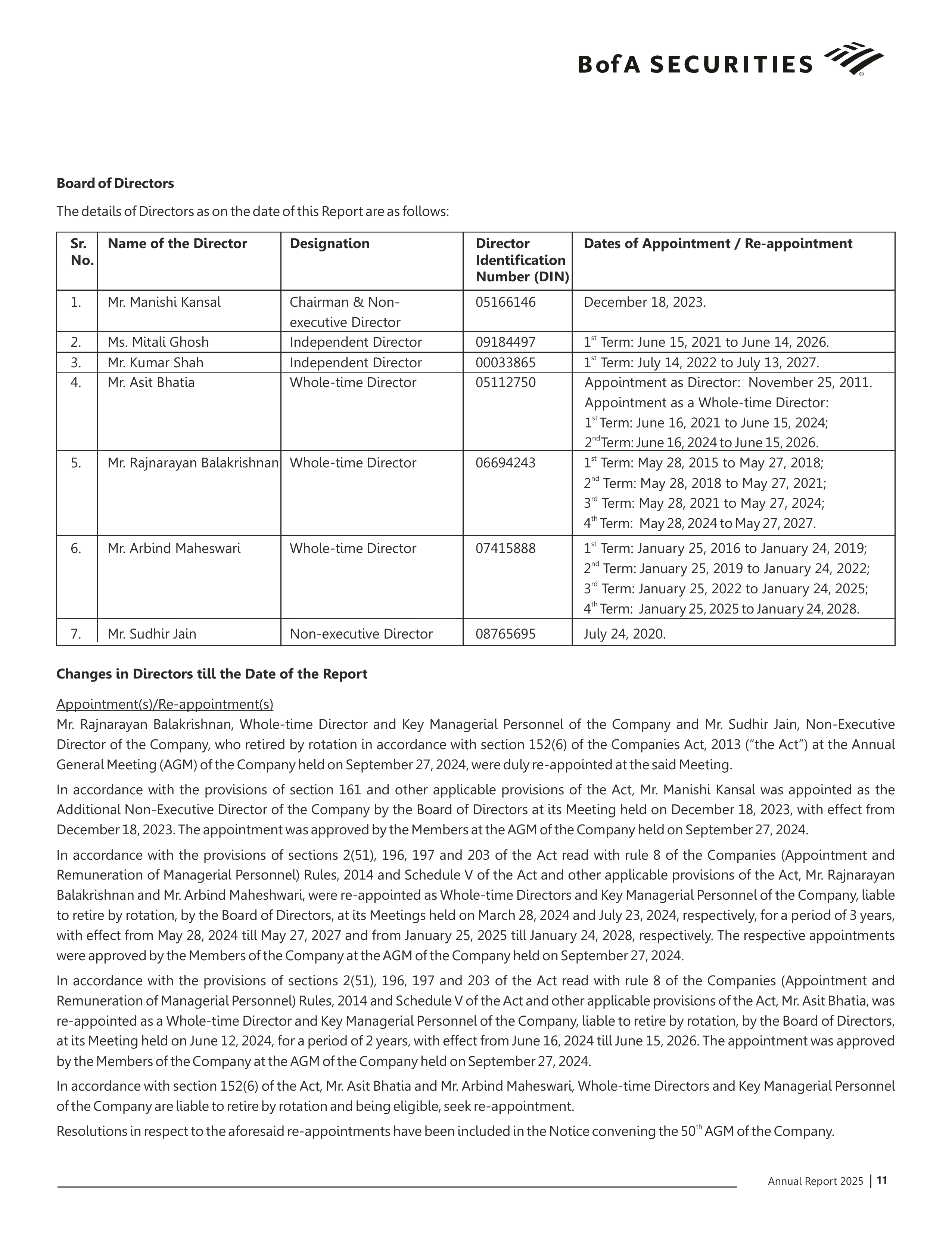 Bank of America Annual Report — page 12