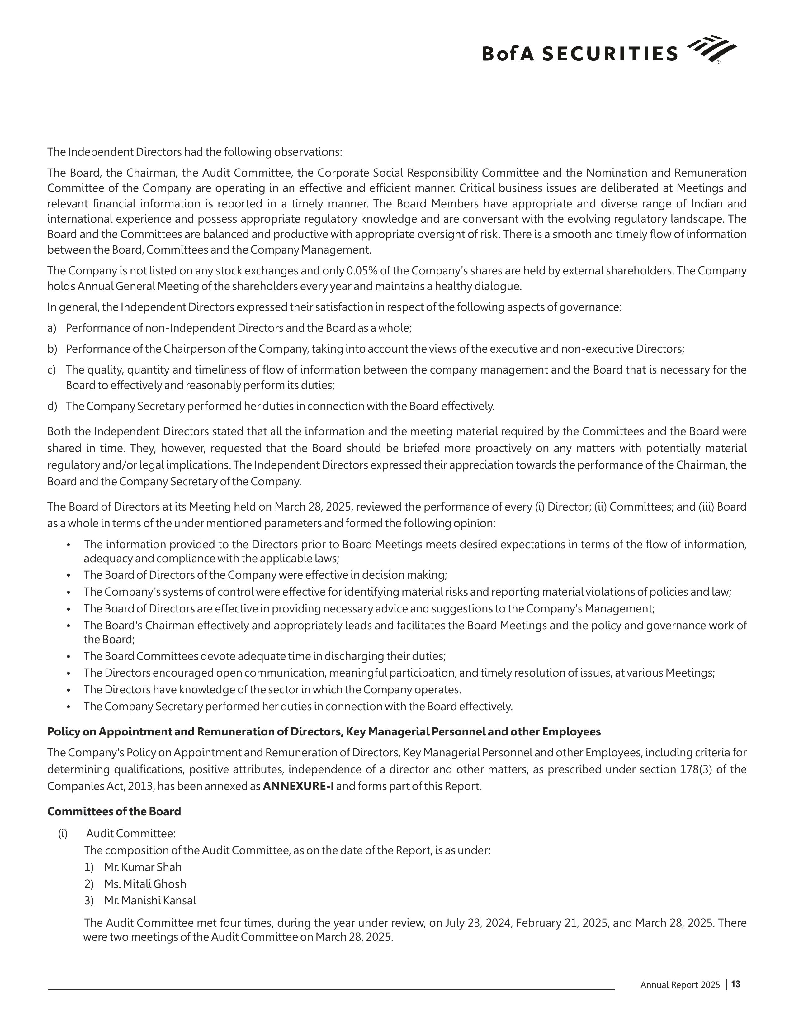 Bank of America Annual Report — page 14