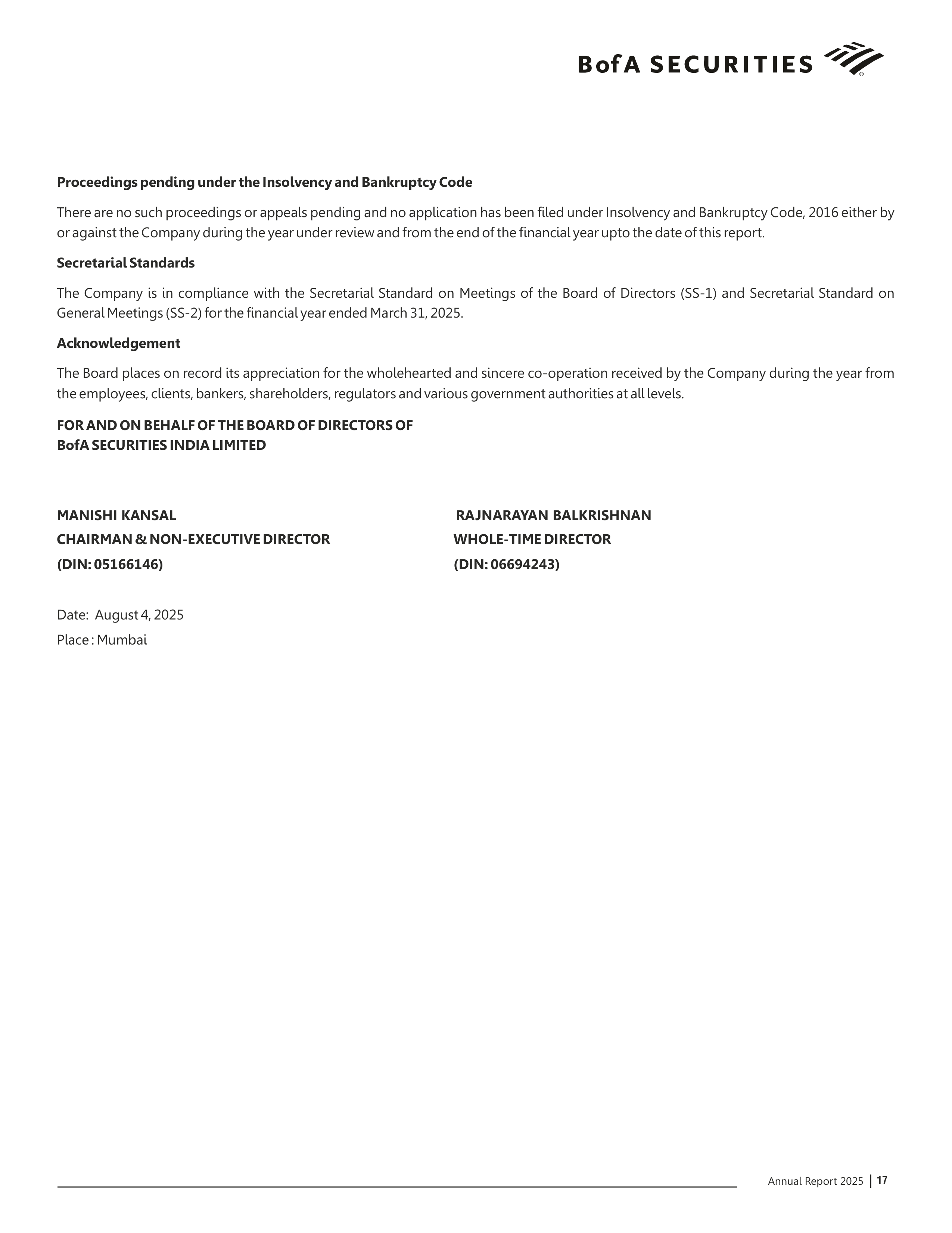 Bank of America Annual Report — page 18