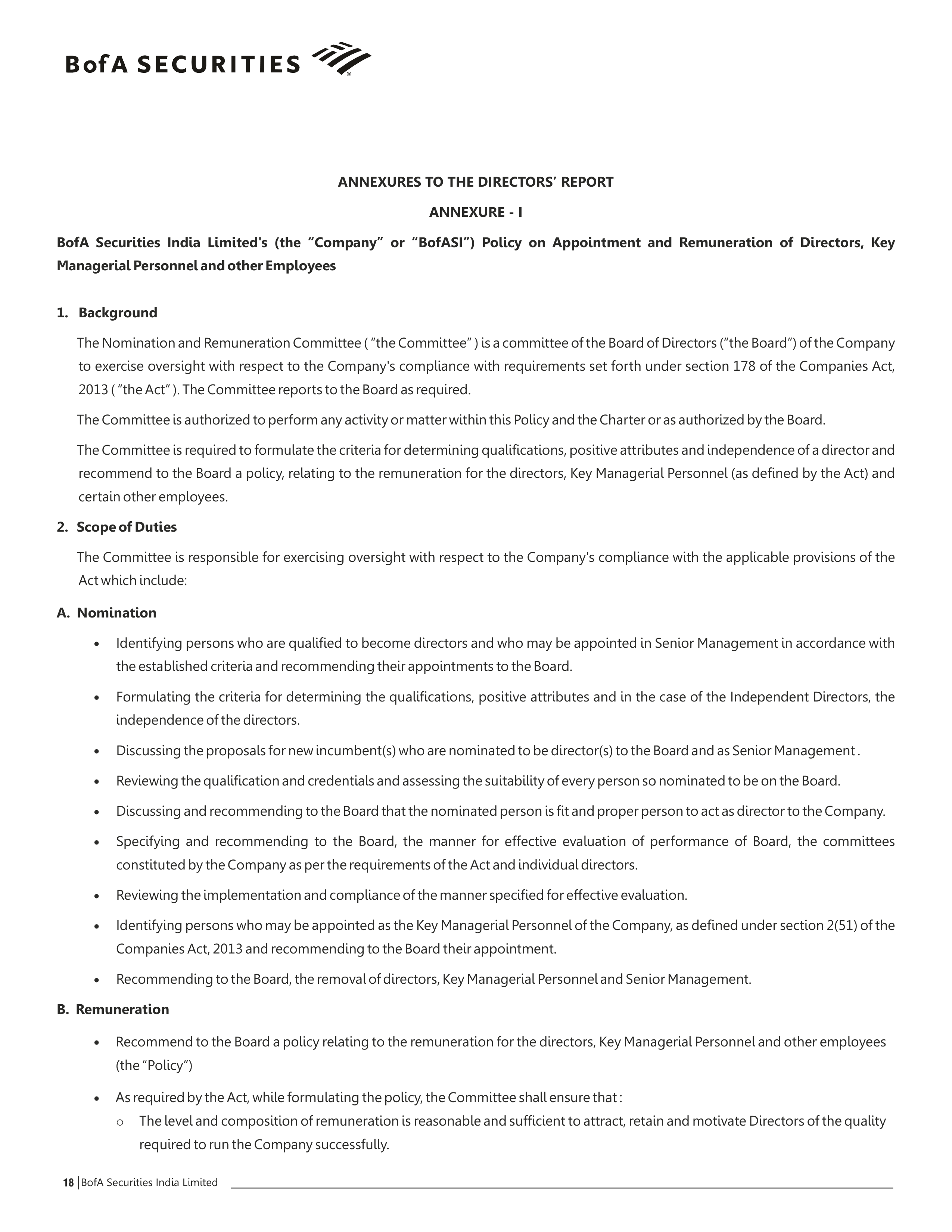 Bank of America Annual Report — page 19