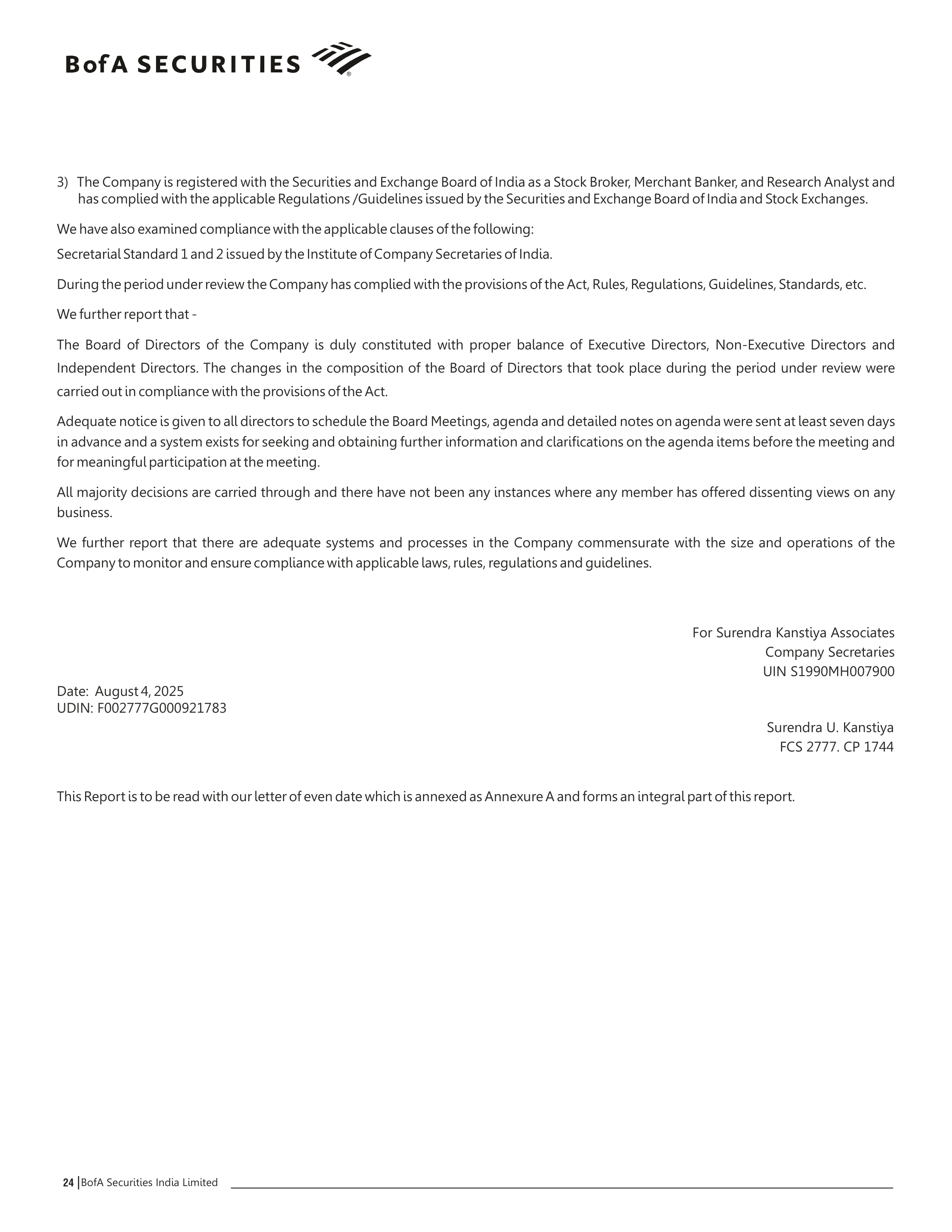Bank of America Annual Report — page 25