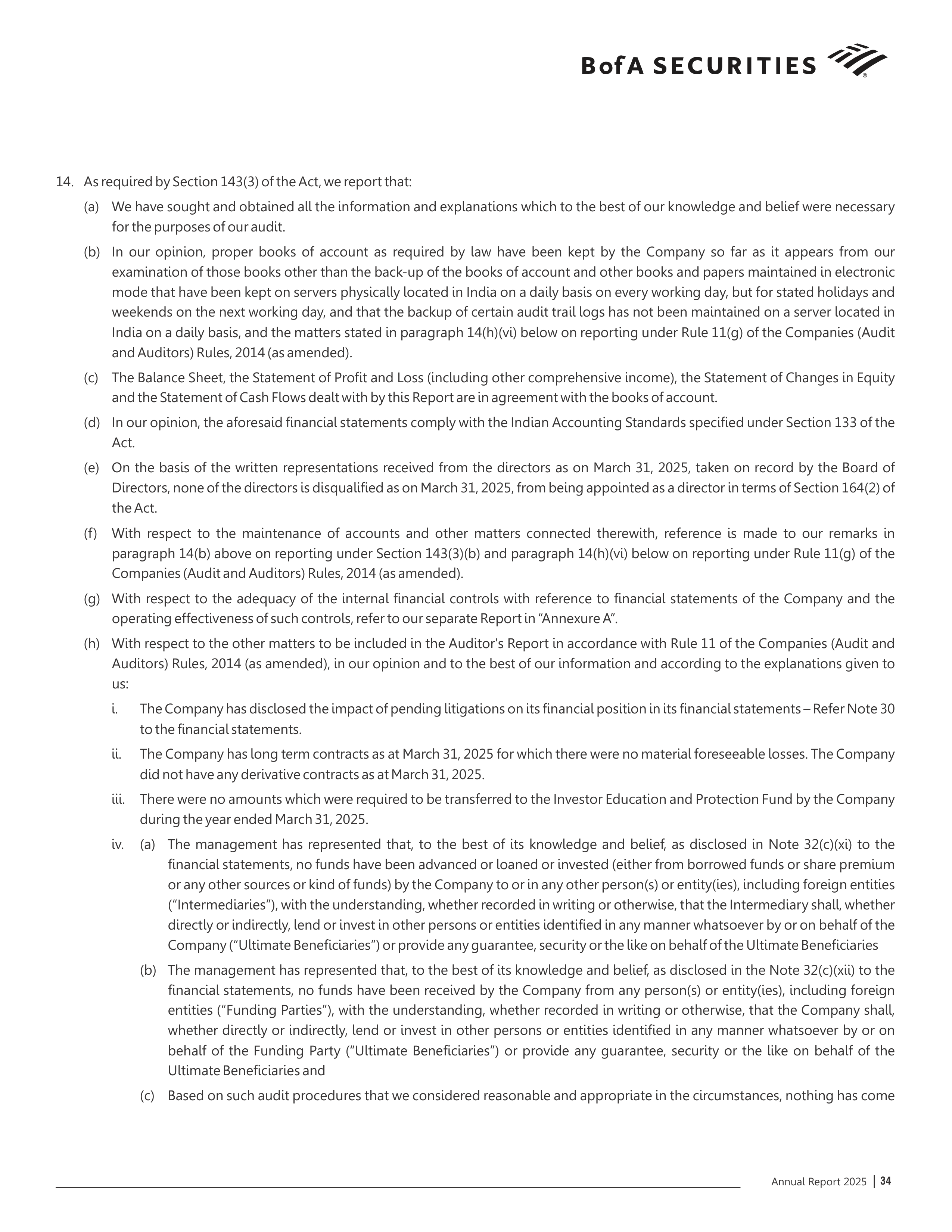 Bank of America Annual Report — page 35