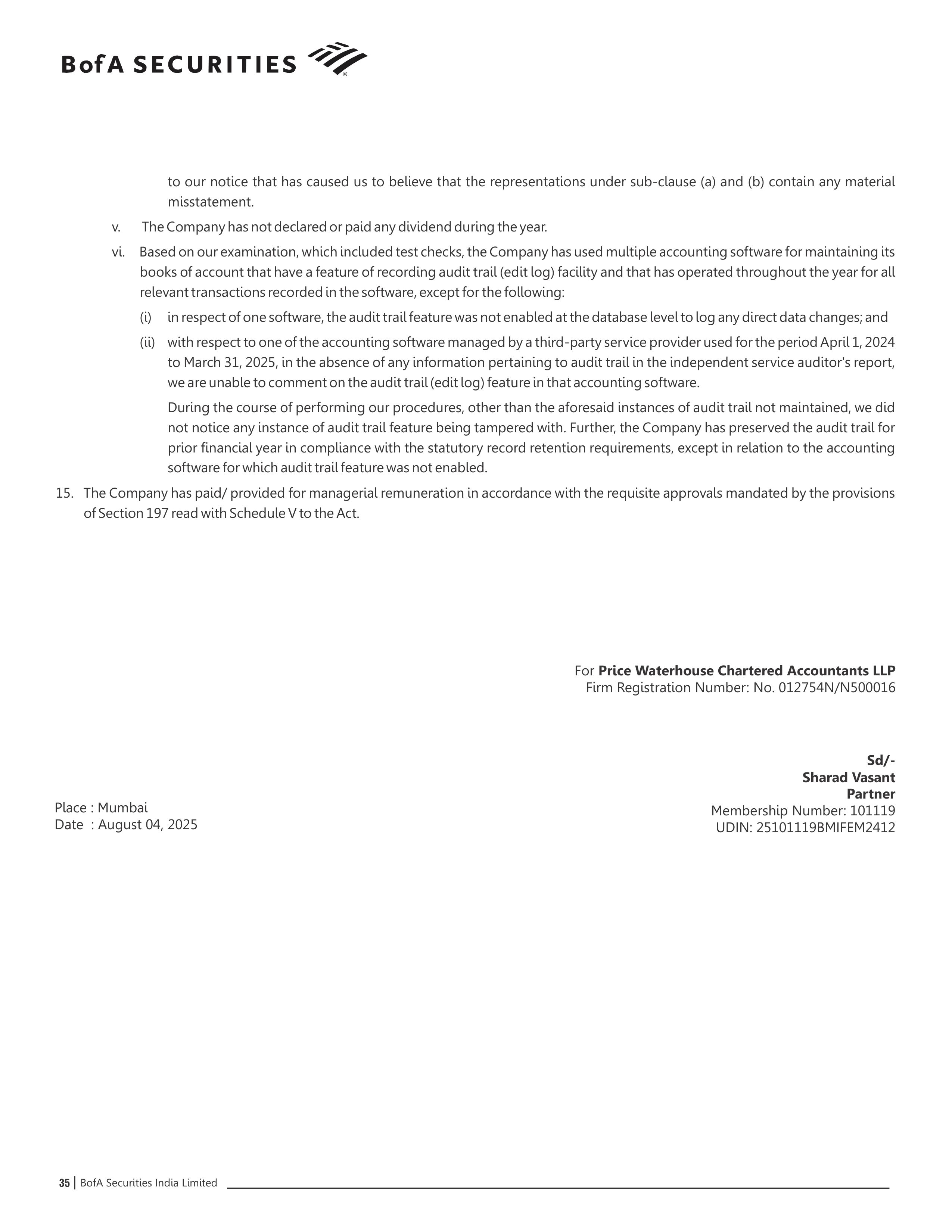 Bank of America Annual Report — page 36