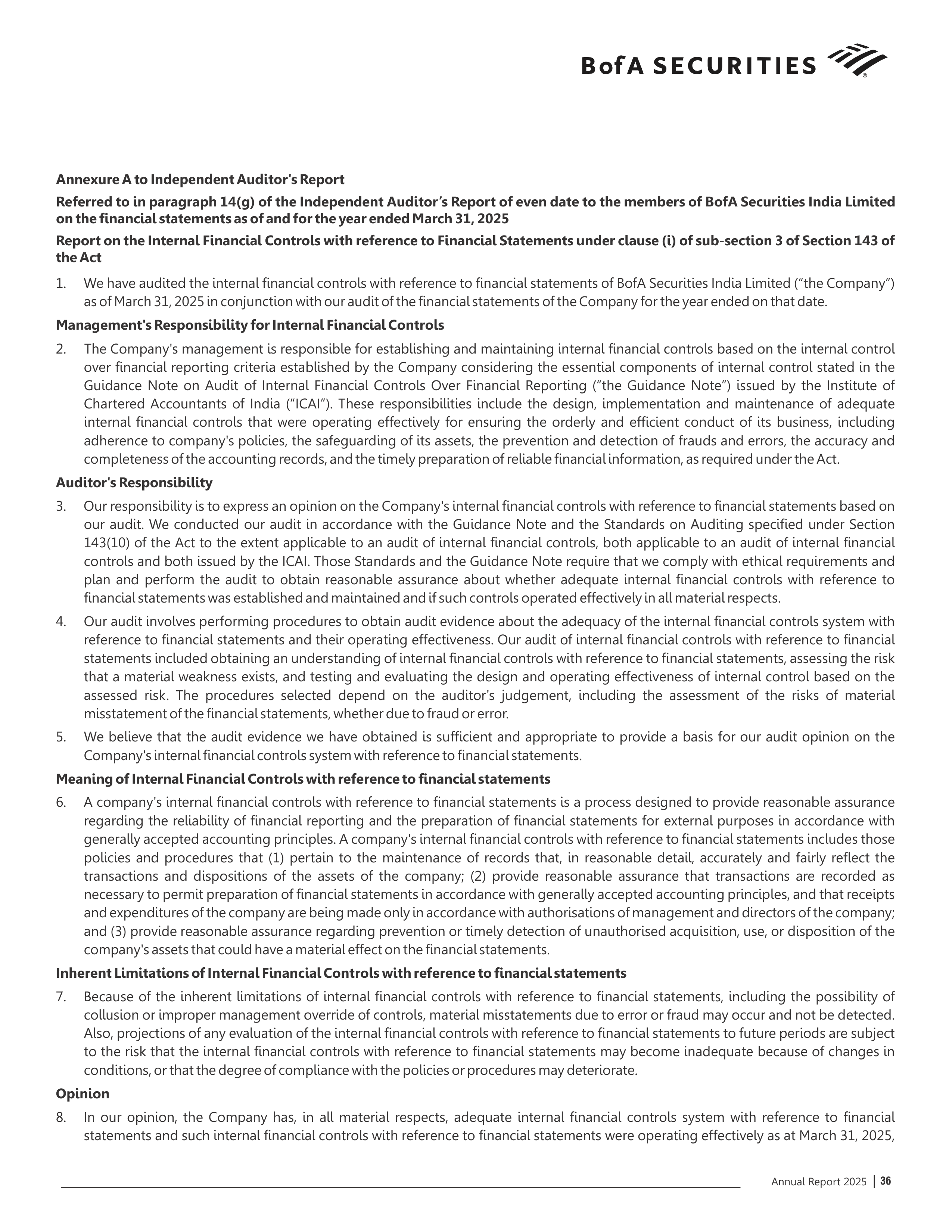 Bank of America Annual Report — page 37