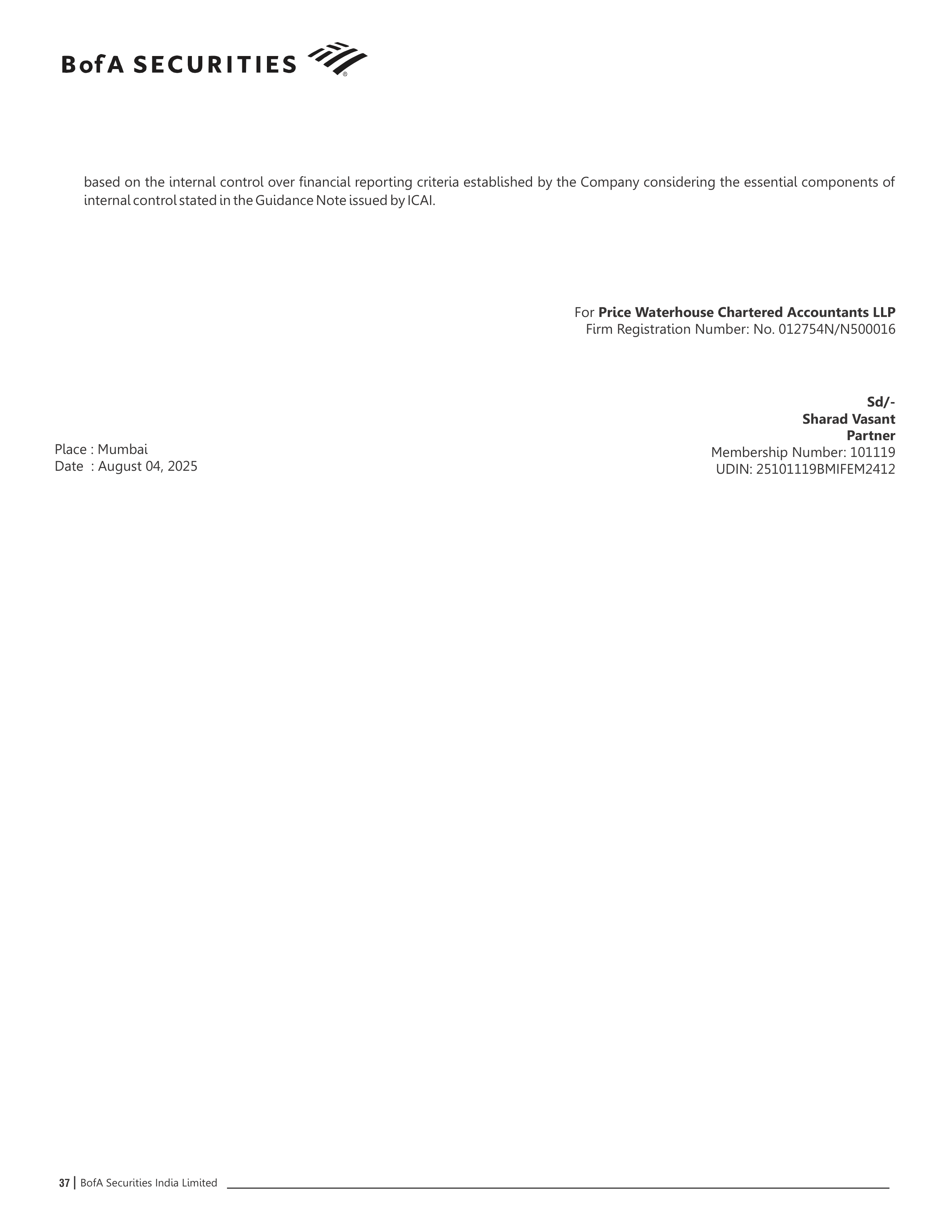 Bank of America Annual Report — page 38