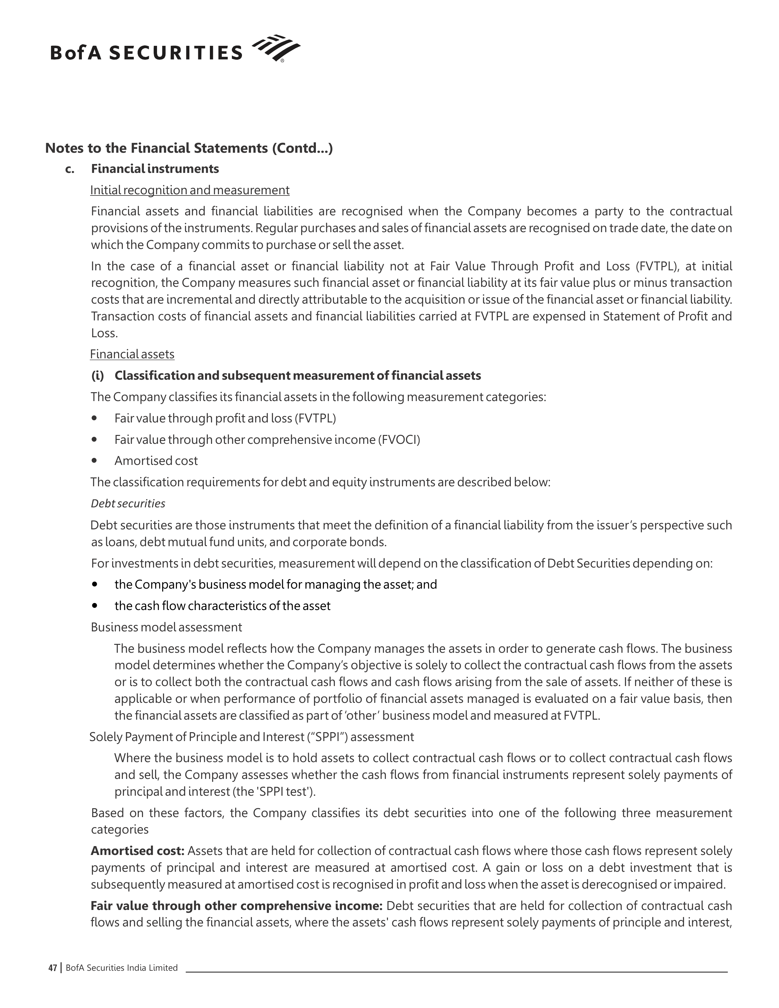 Bank of America Annual Report — page 48