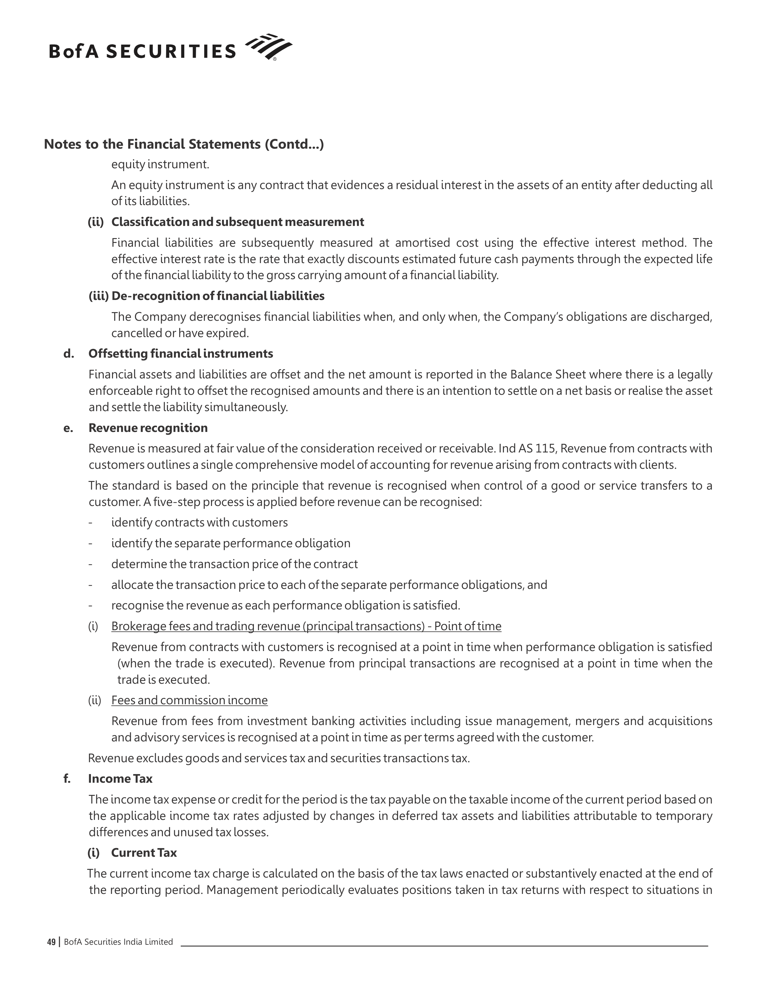 Bank of America Annual Report — page 50
