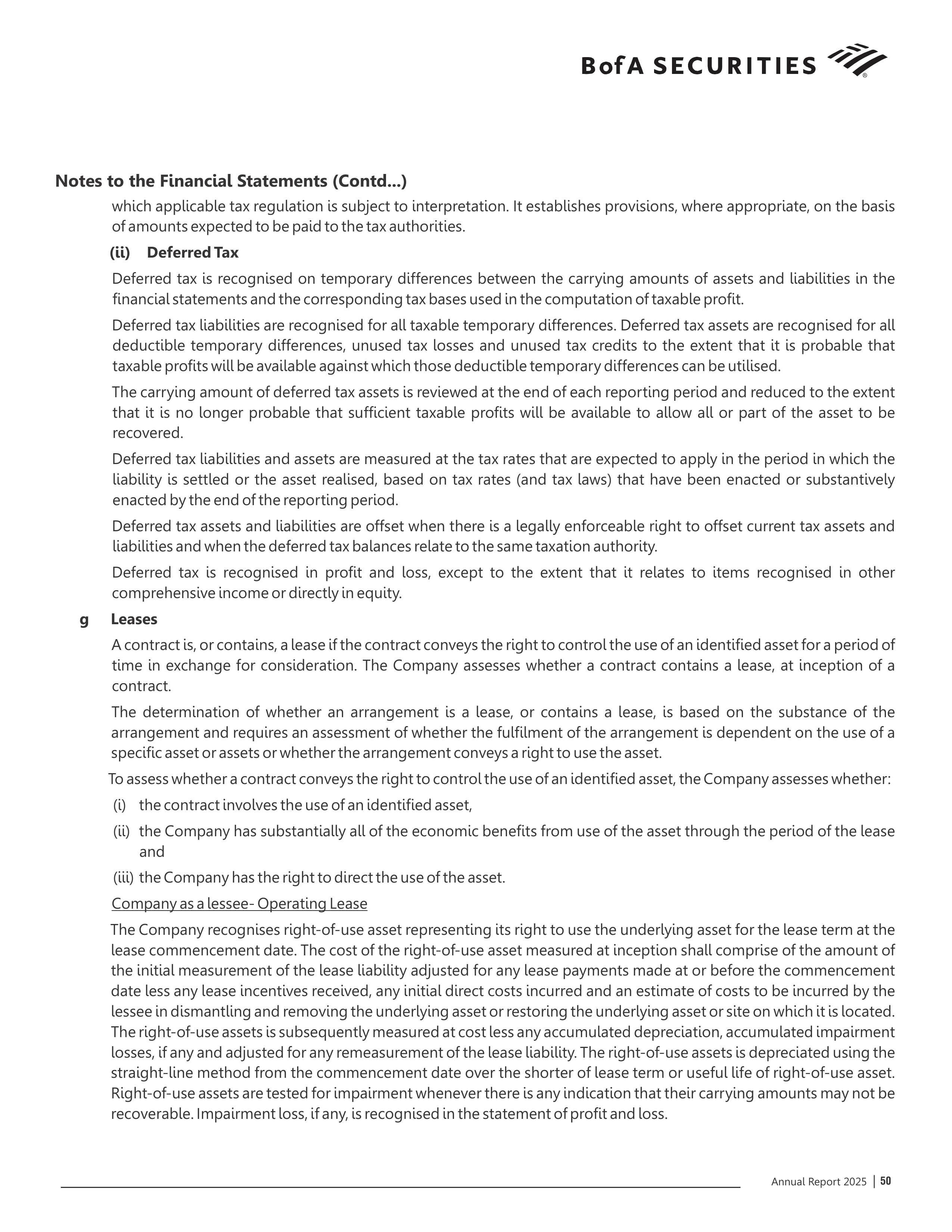 Bank of America Annual Report — page 51