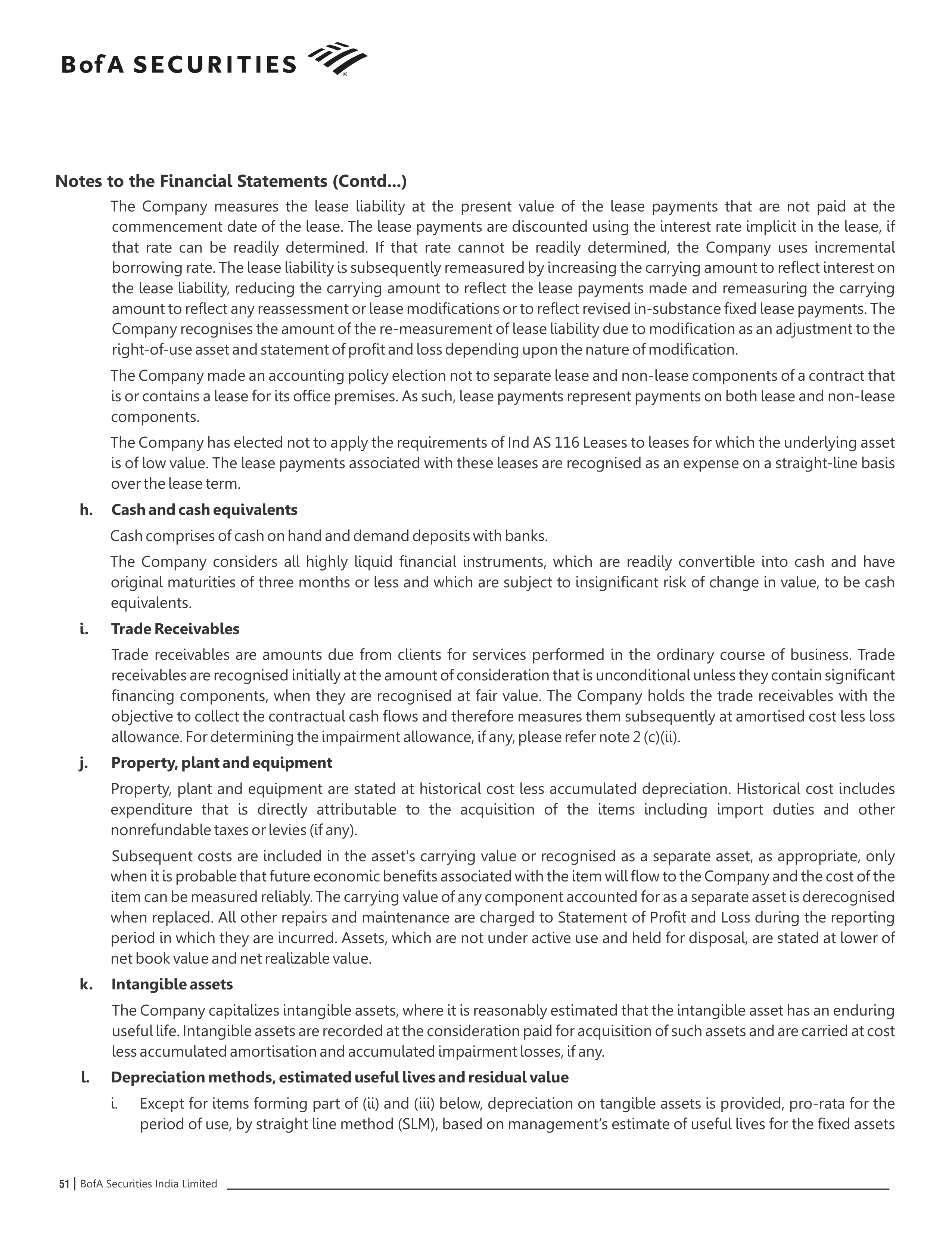 Bank of America Annual Report — page 52