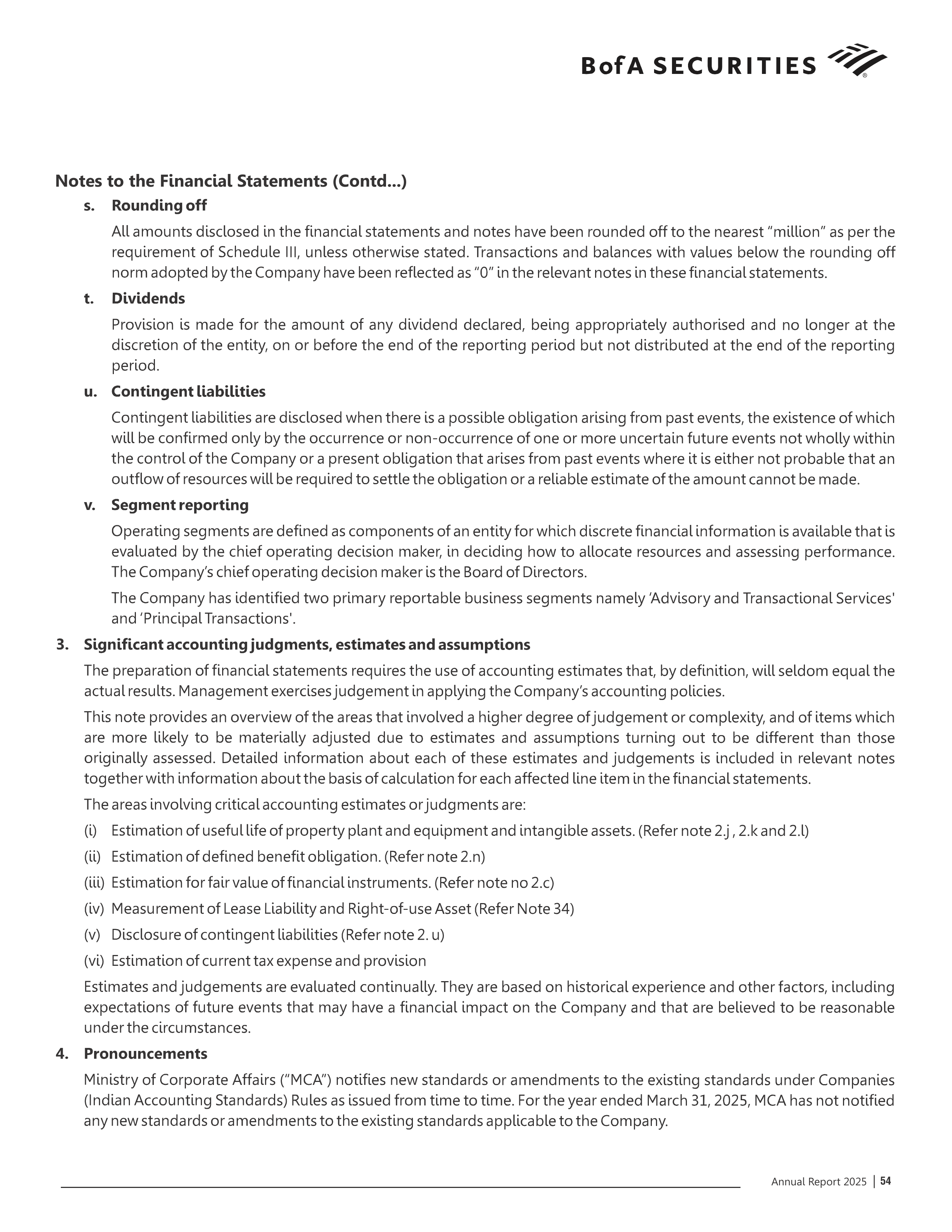 Bank of America Annual Report — page 55