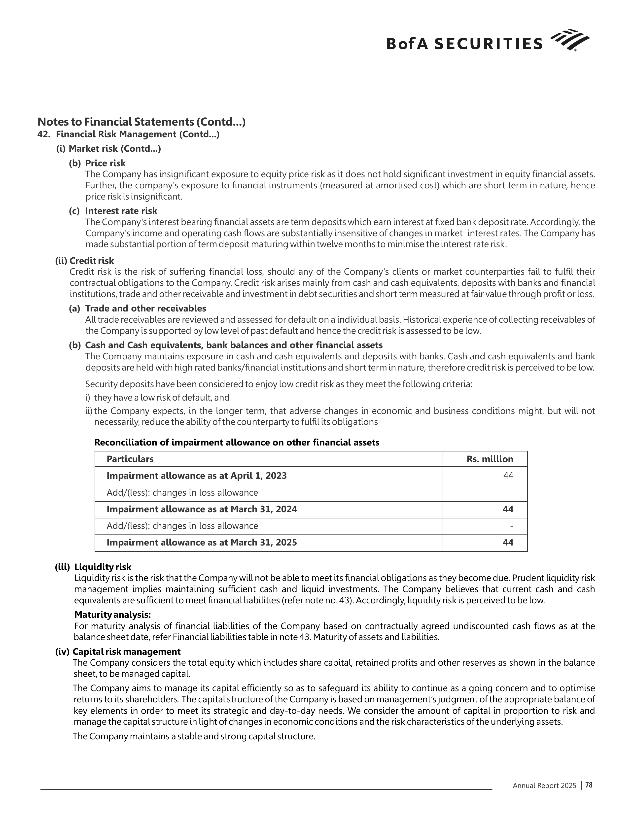 Bank of America Annual Report — page 79