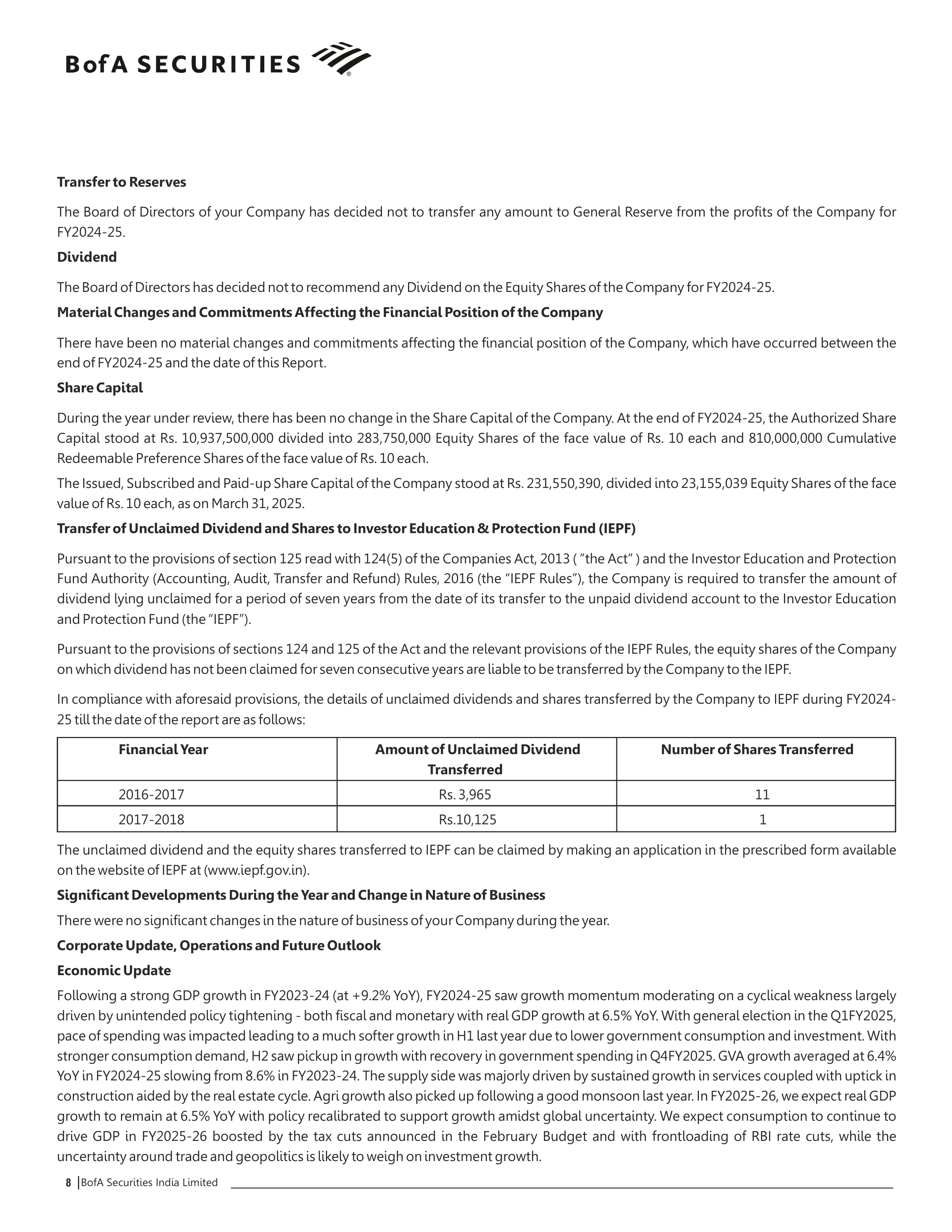 Bank of America Annual Report — page 9