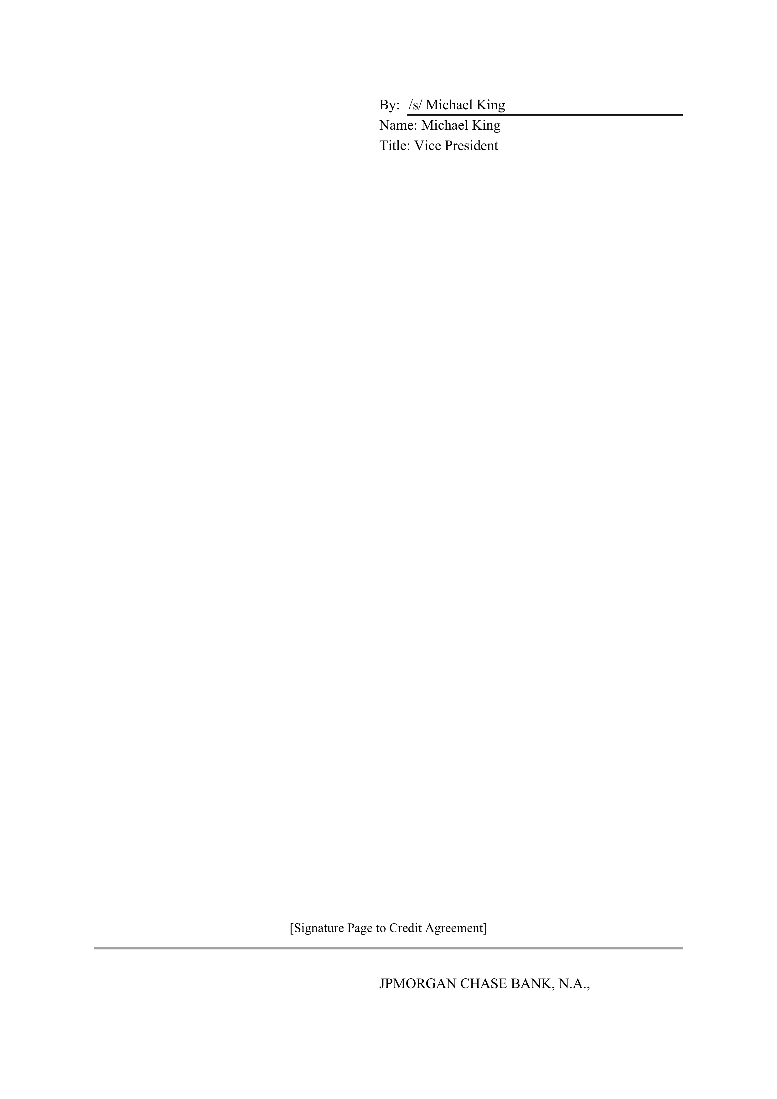 Bank of America Corporation Credit Agreement — page 142