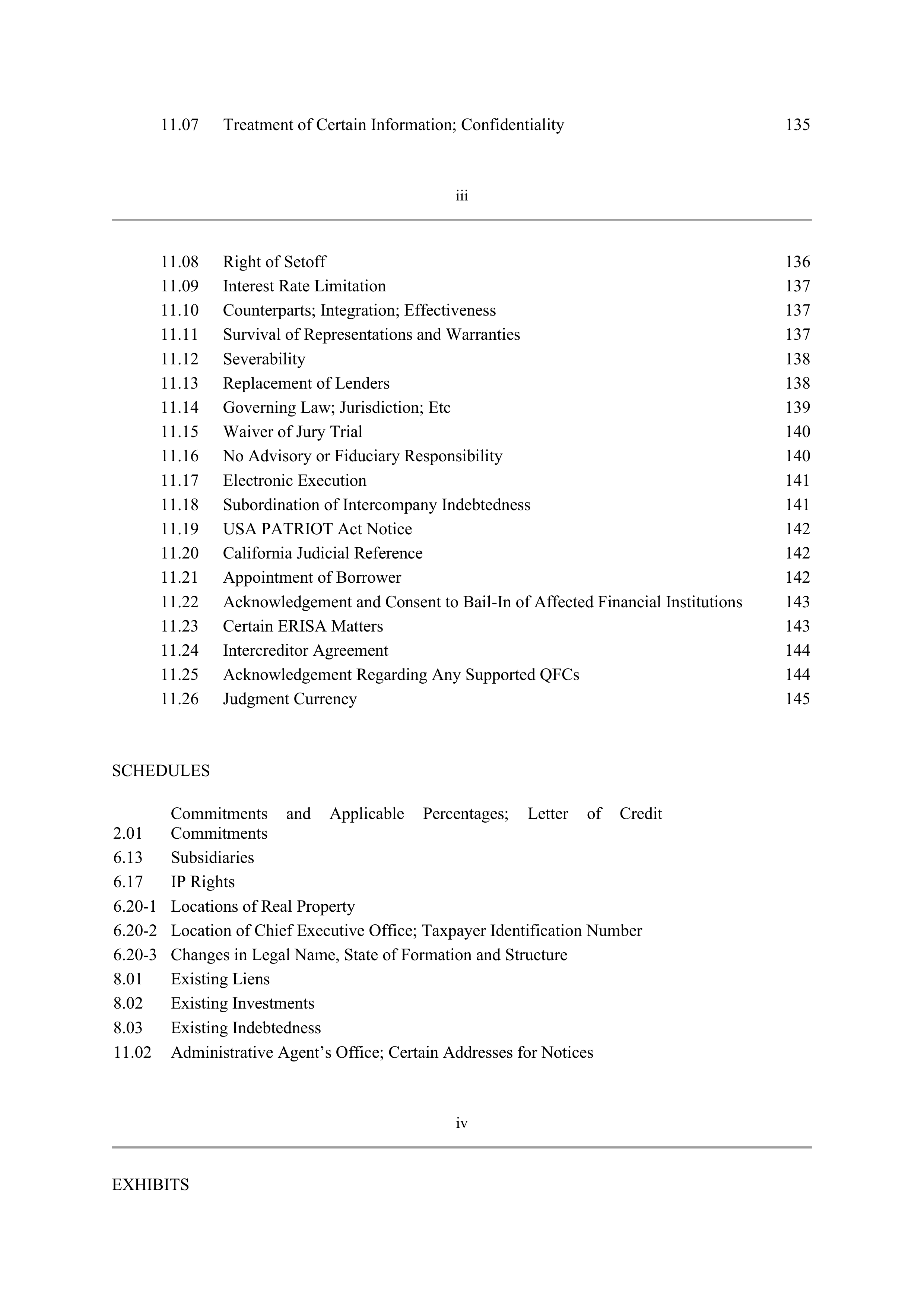 Bank of America Corporation Credit Agreement — page 5