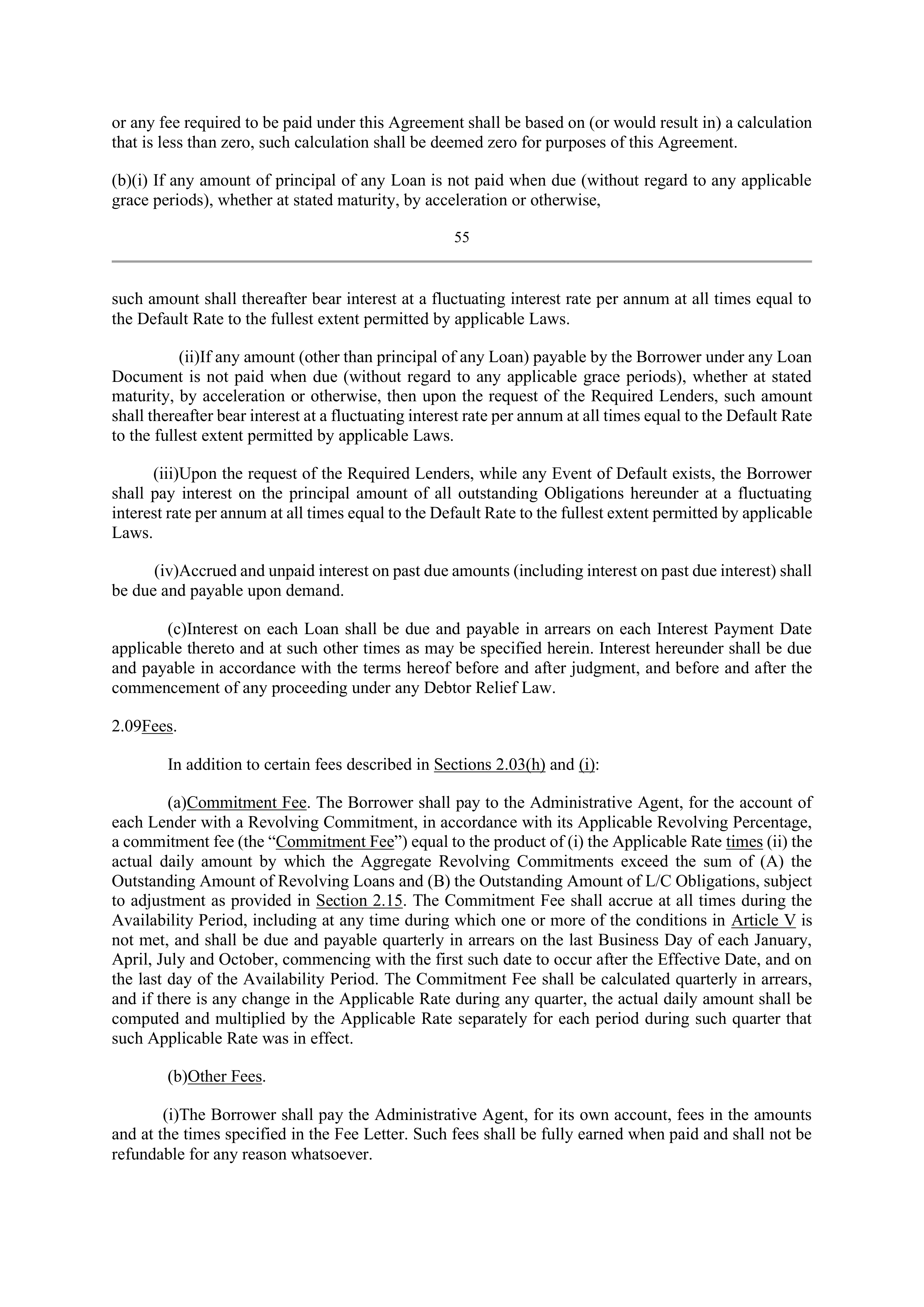 Bank of America Corporation Credit Agreement — page 58