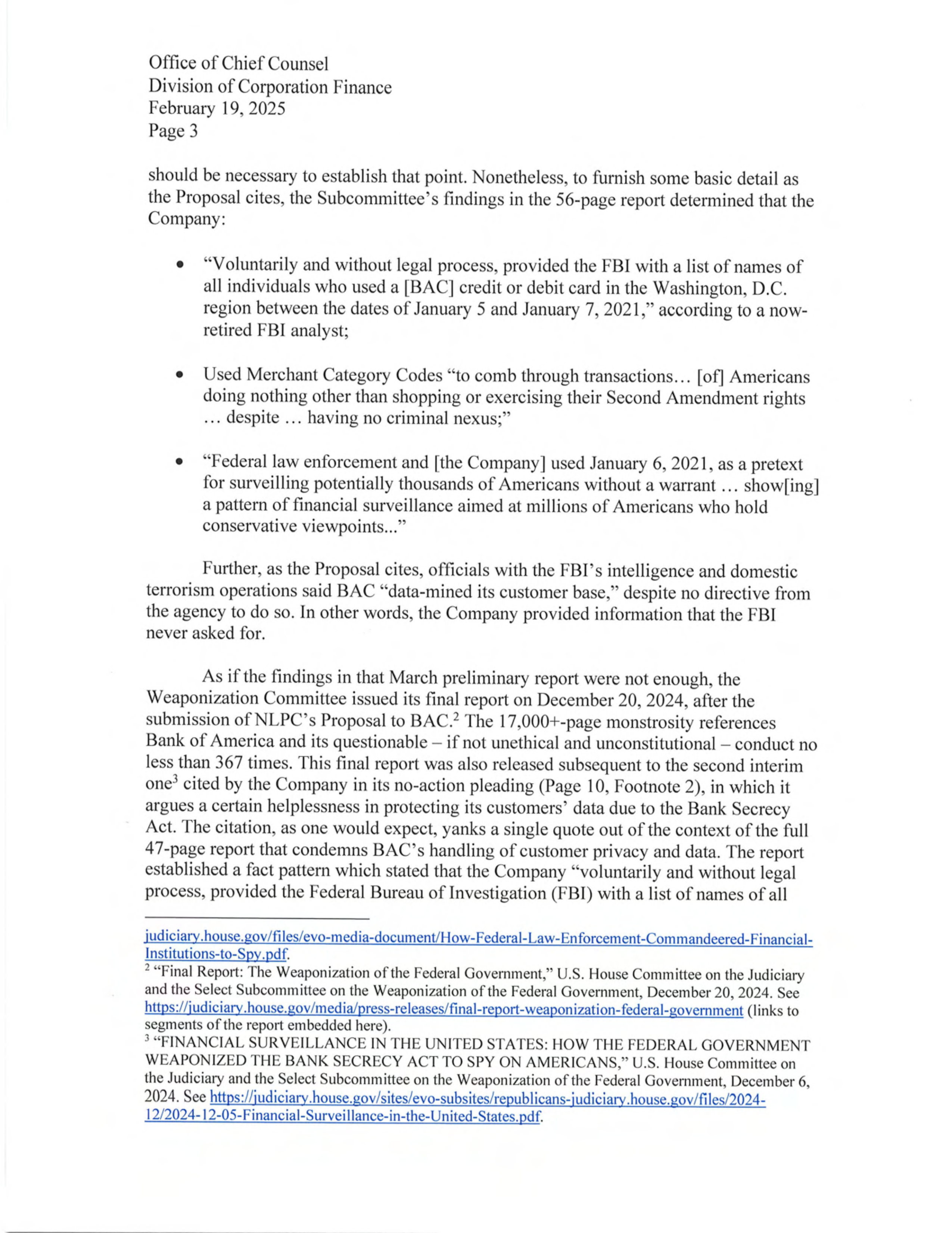 Bank of America Proposal  — page 24
