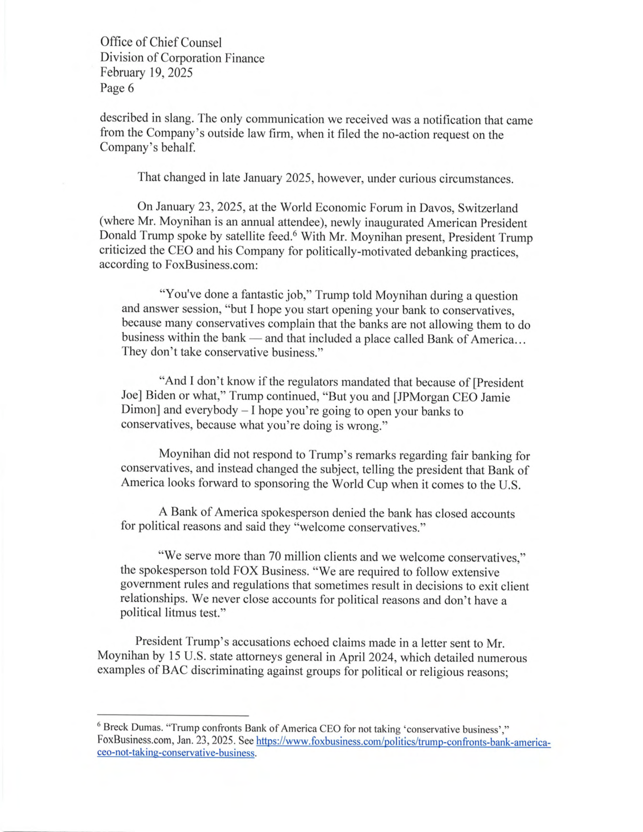 Bank of America Proposal  — page 27
