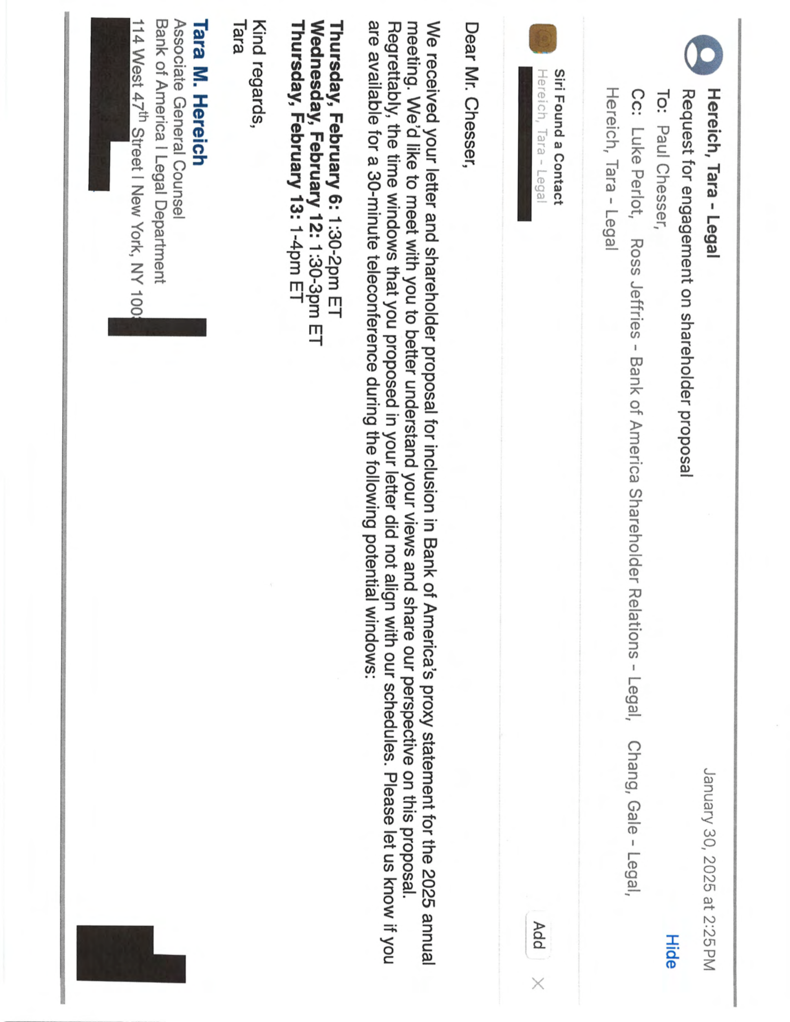 Bank of America Proposal  — page 32