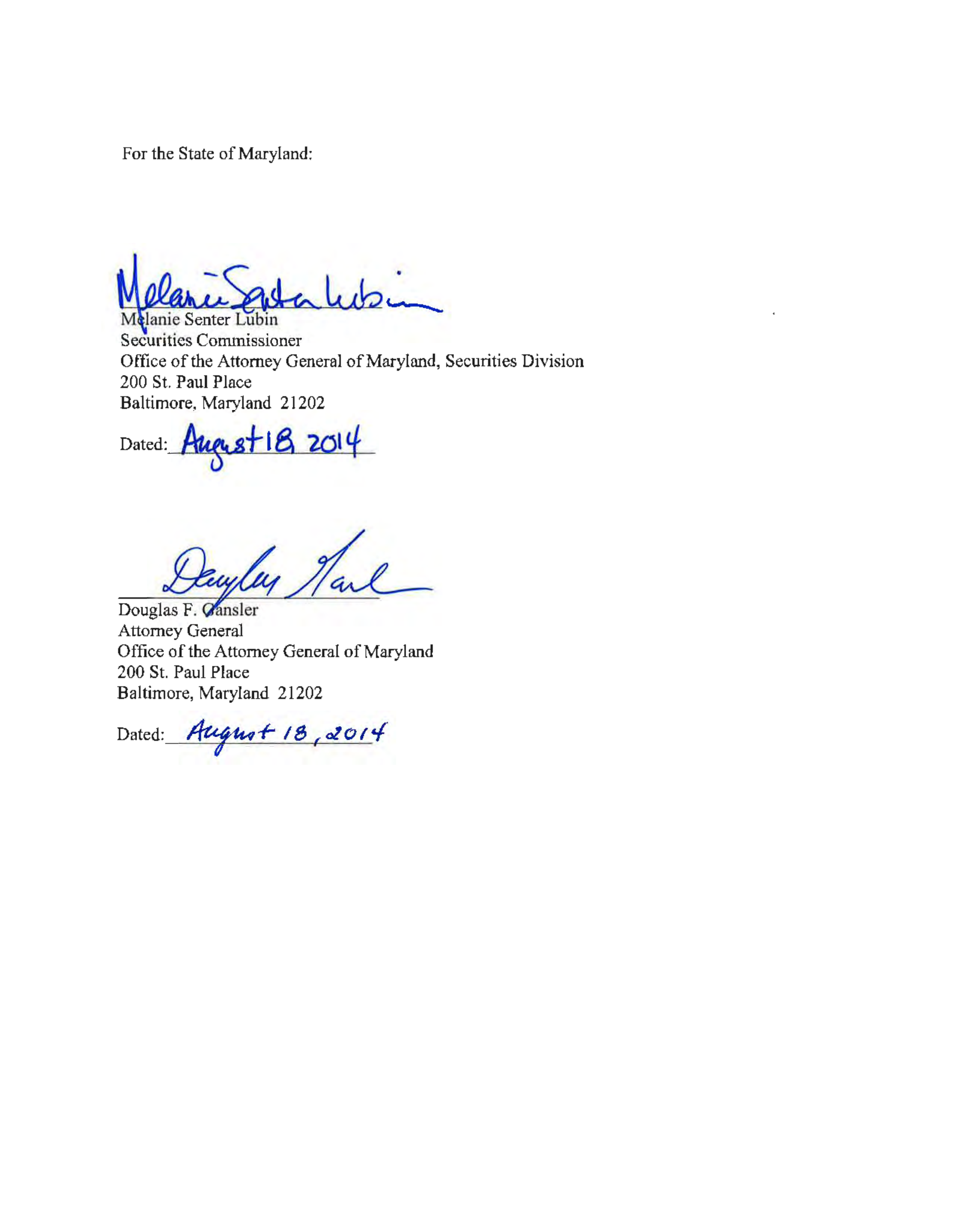 Bank of America Settlement Agreement — page 36