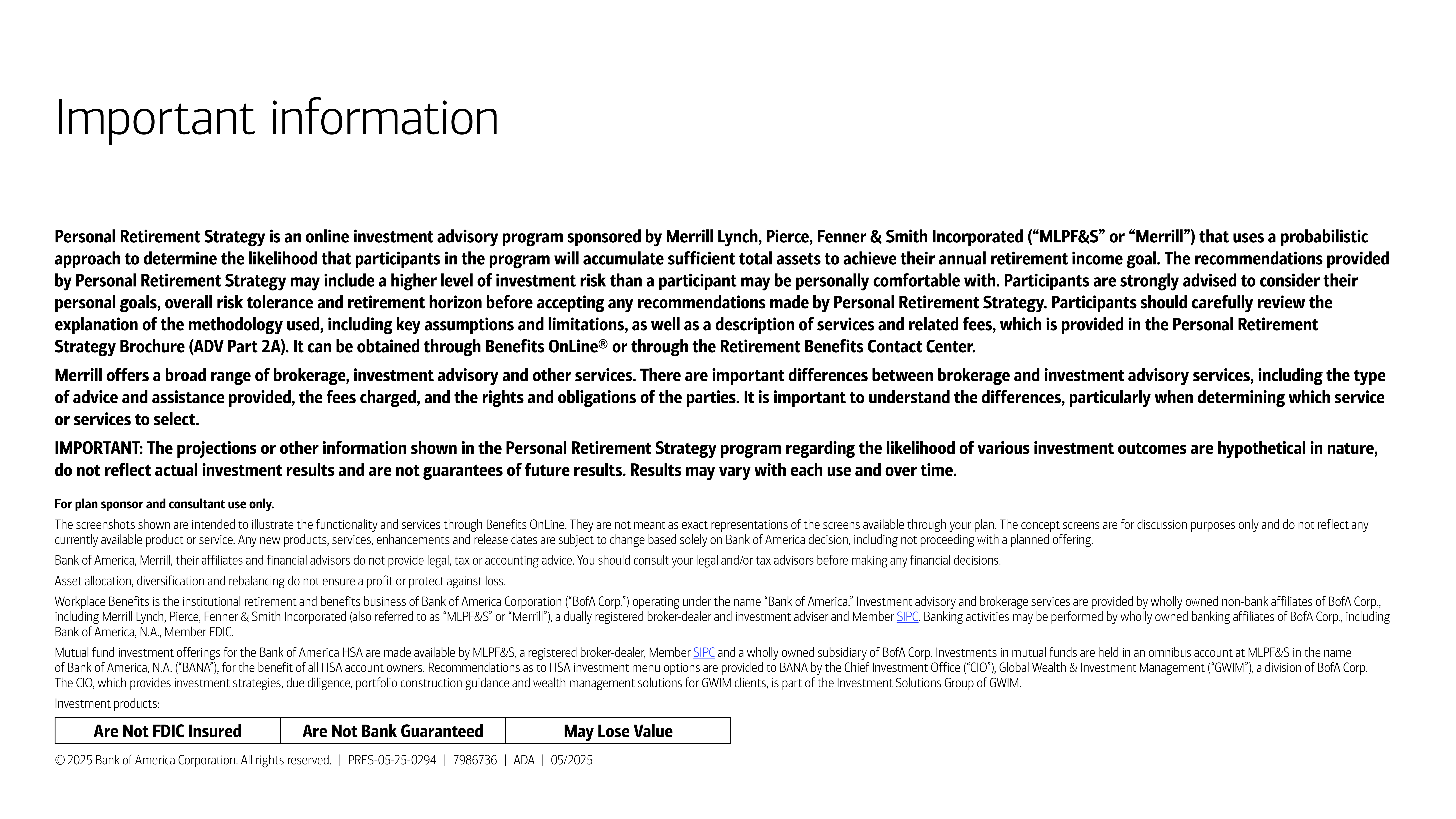 Bank of America Workplace Benefits Brochure — page 2