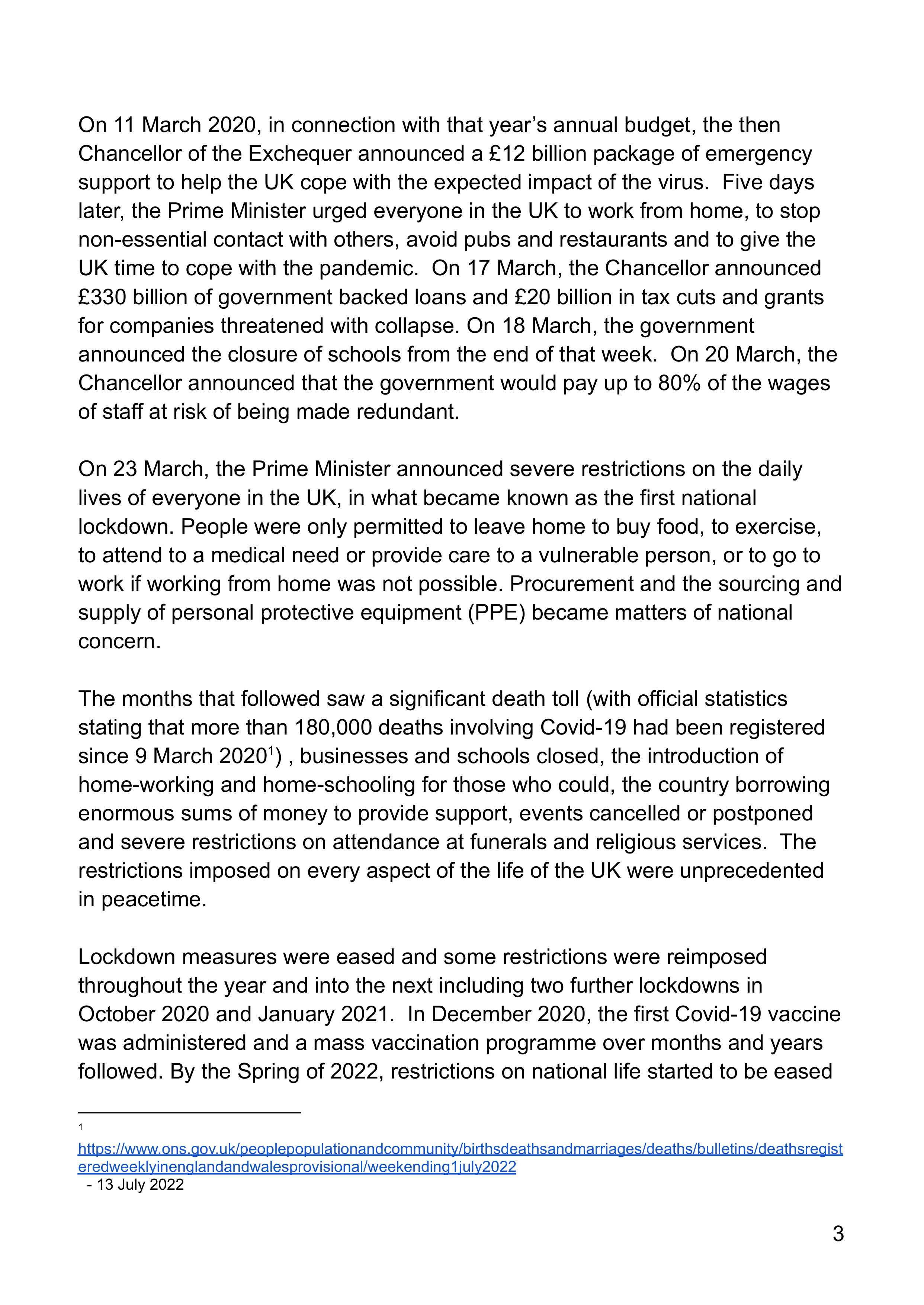 Baroness Heather Hallett Opening Statement — page 3