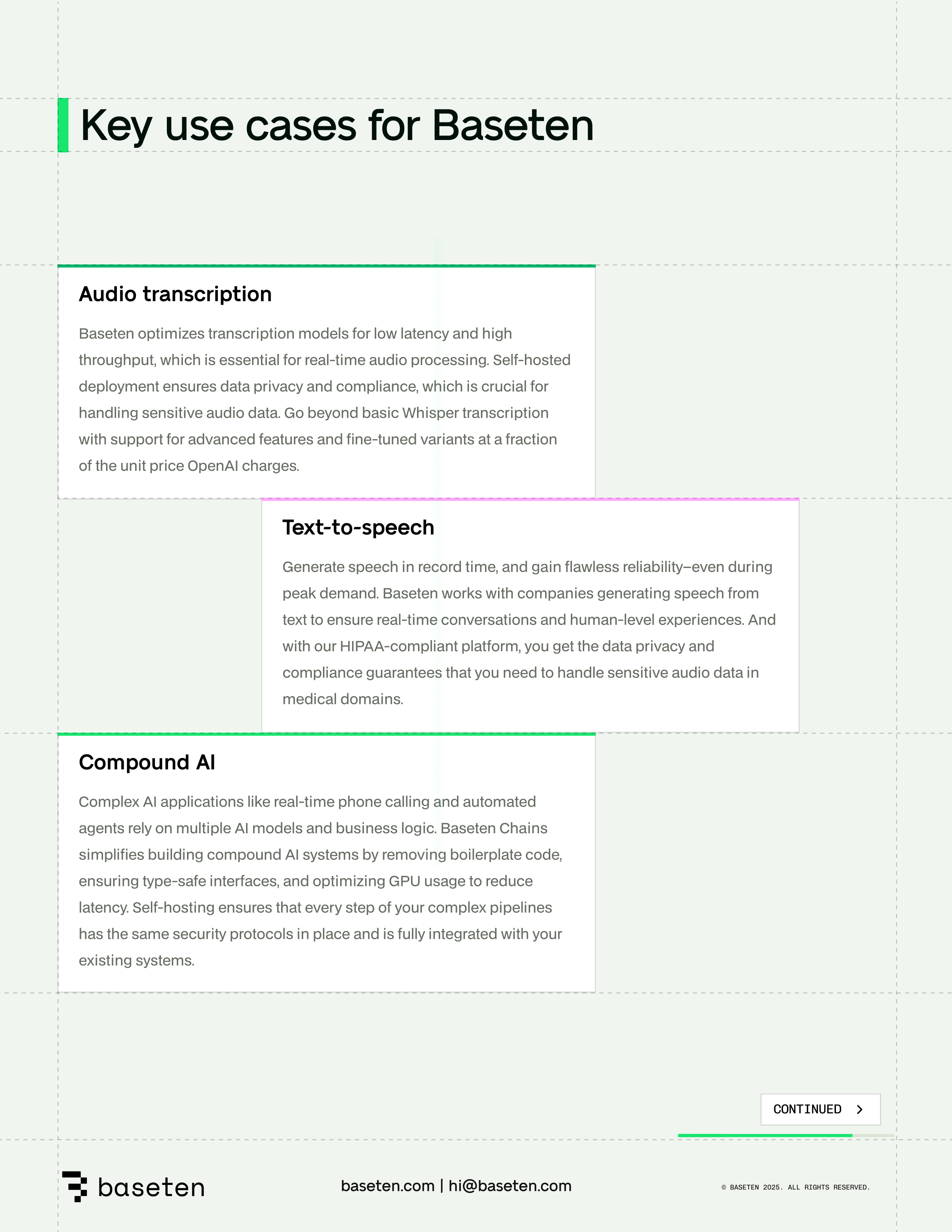 Baseten AI Agent for Deployment Software — page 9