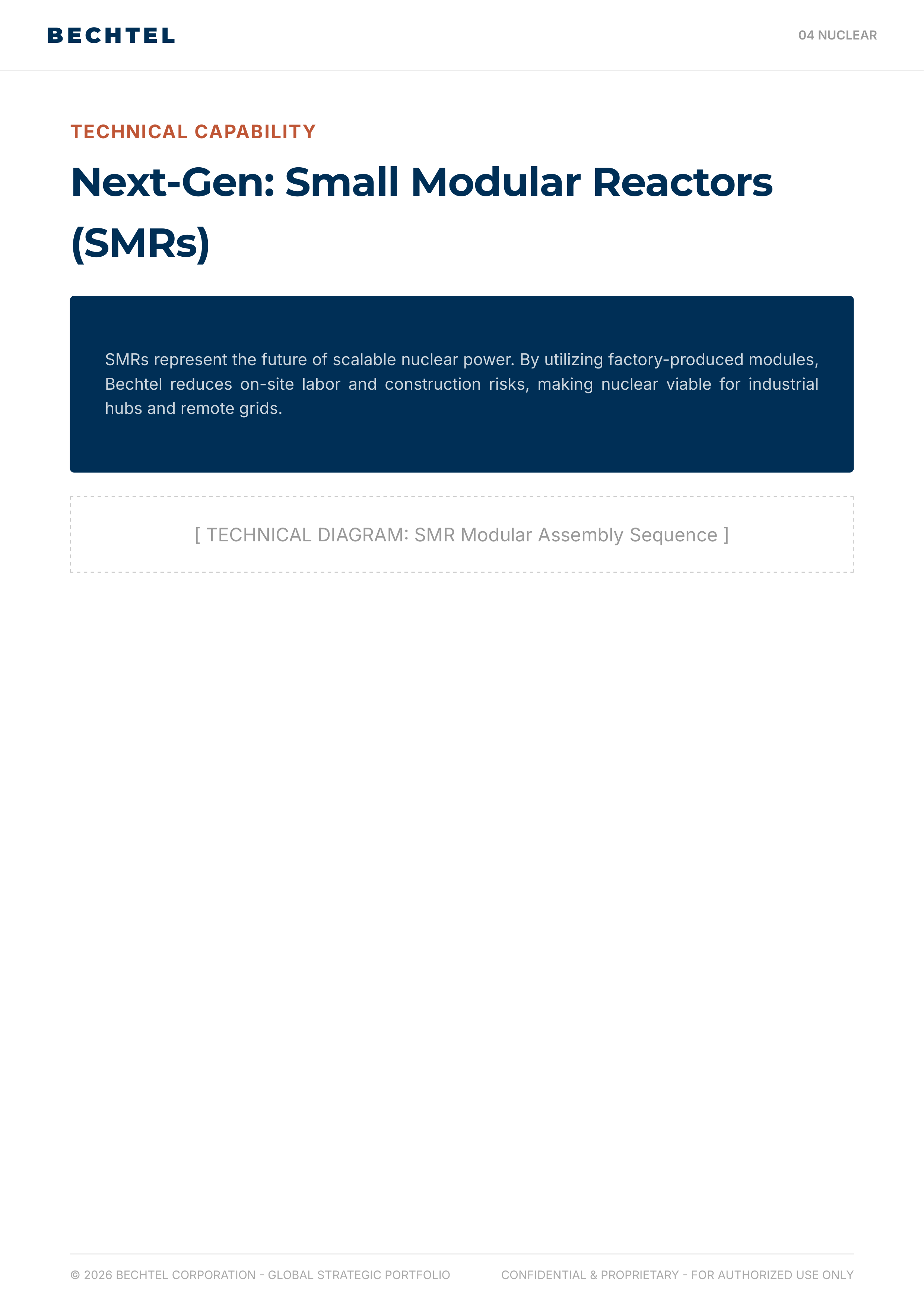 Bechtel Advanced Manufacturing & Clean Energy Infrastructure Portfolio — page 18