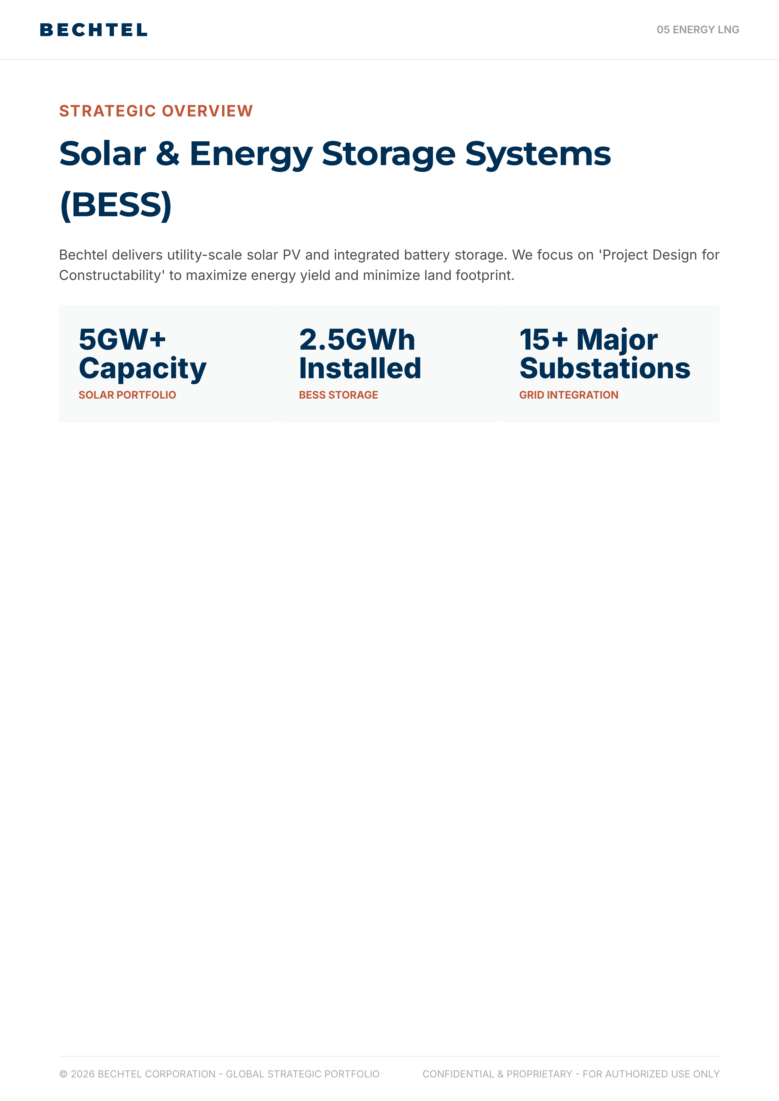 Bechtel Advanced Manufacturing & Clean Energy Infrastructure Portfolio — page 25