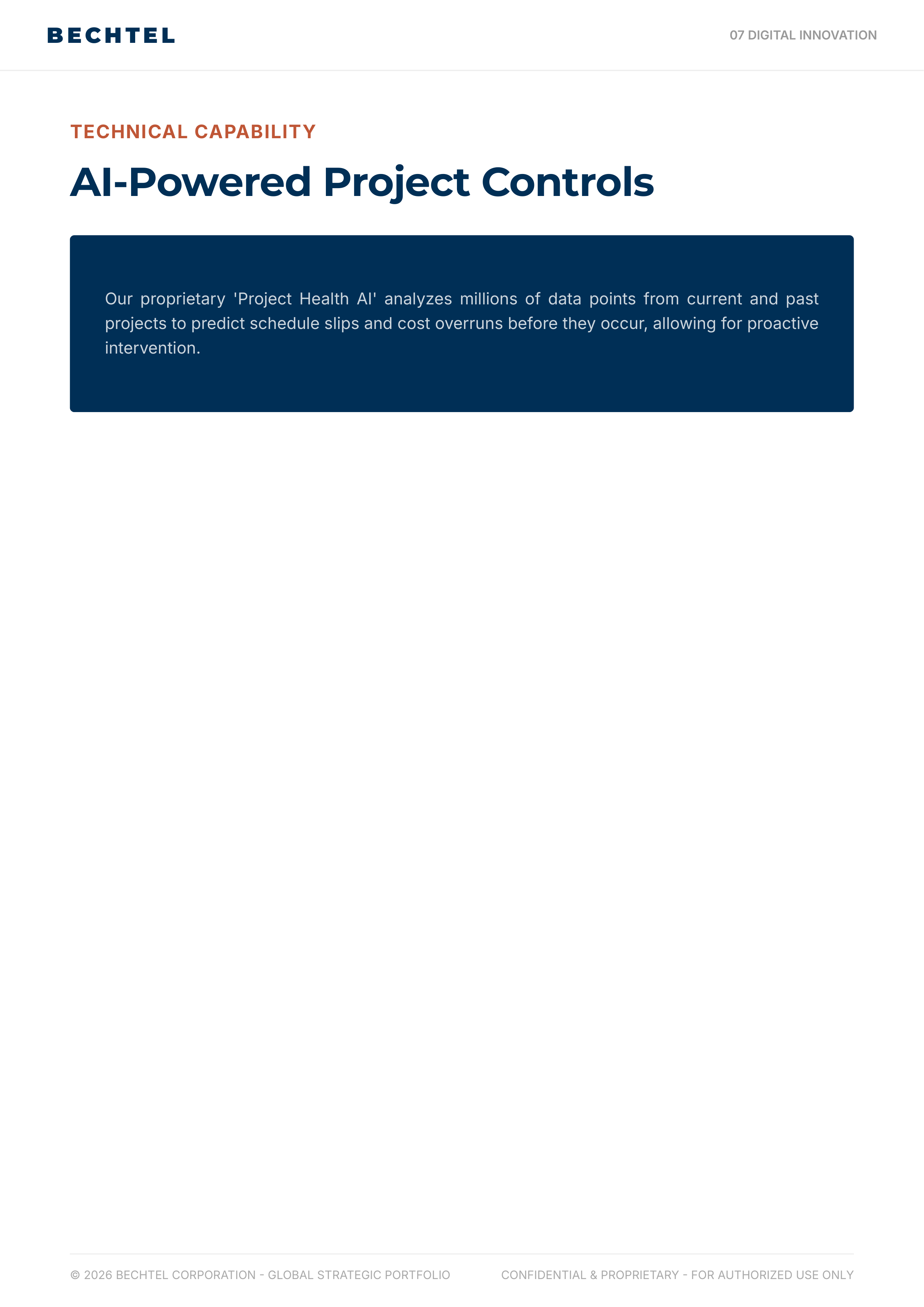 Bechtel Advanced Manufacturing & Clean Energy Infrastructure Portfolio — page 34