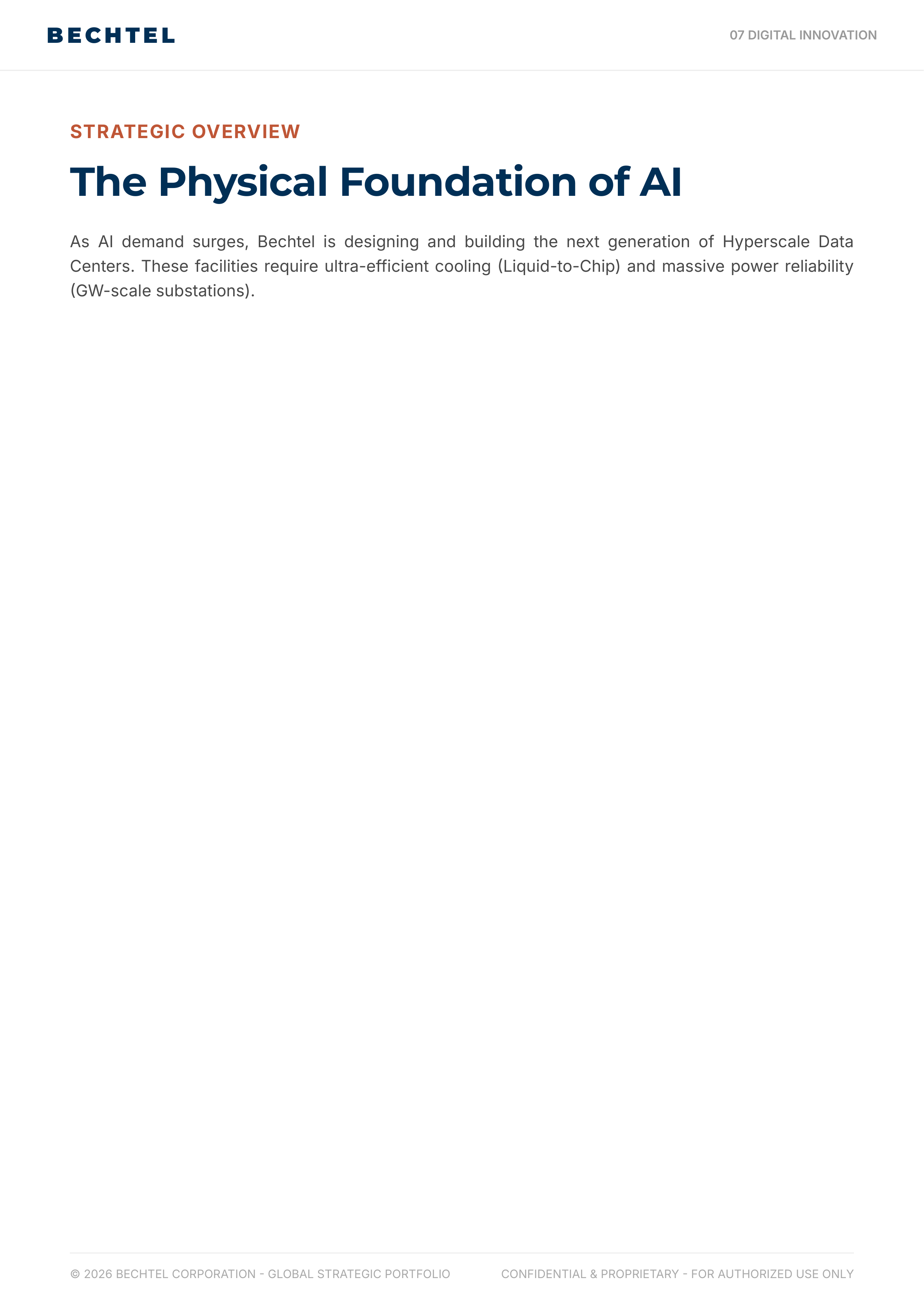 Bechtel Advanced Manufacturing & Clean Energy Infrastructure Portfolio — page 35