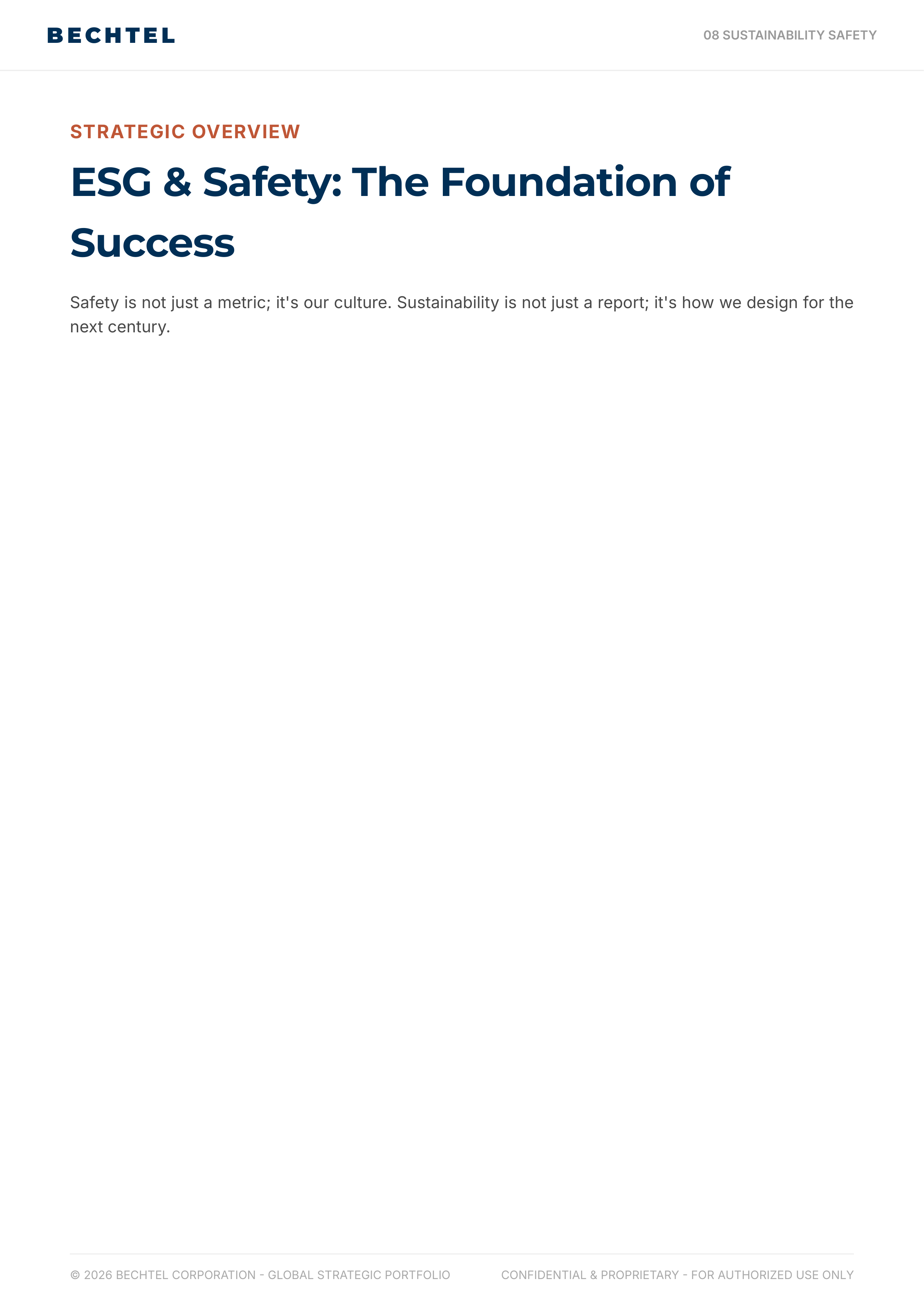 Bechtel Advanced Manufacturing & Clean Energy Infrastructure Portfolio — page 36