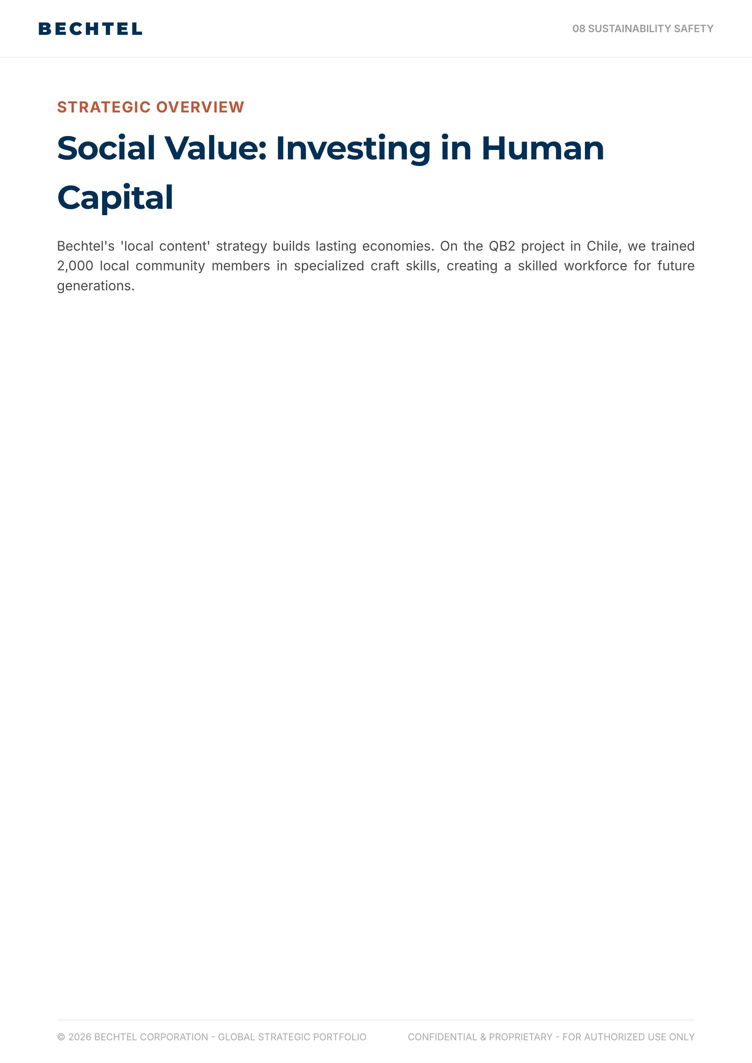Bechtel Advanced Manufacturing & Clean Energy Infrastructure Portfolio — page 39