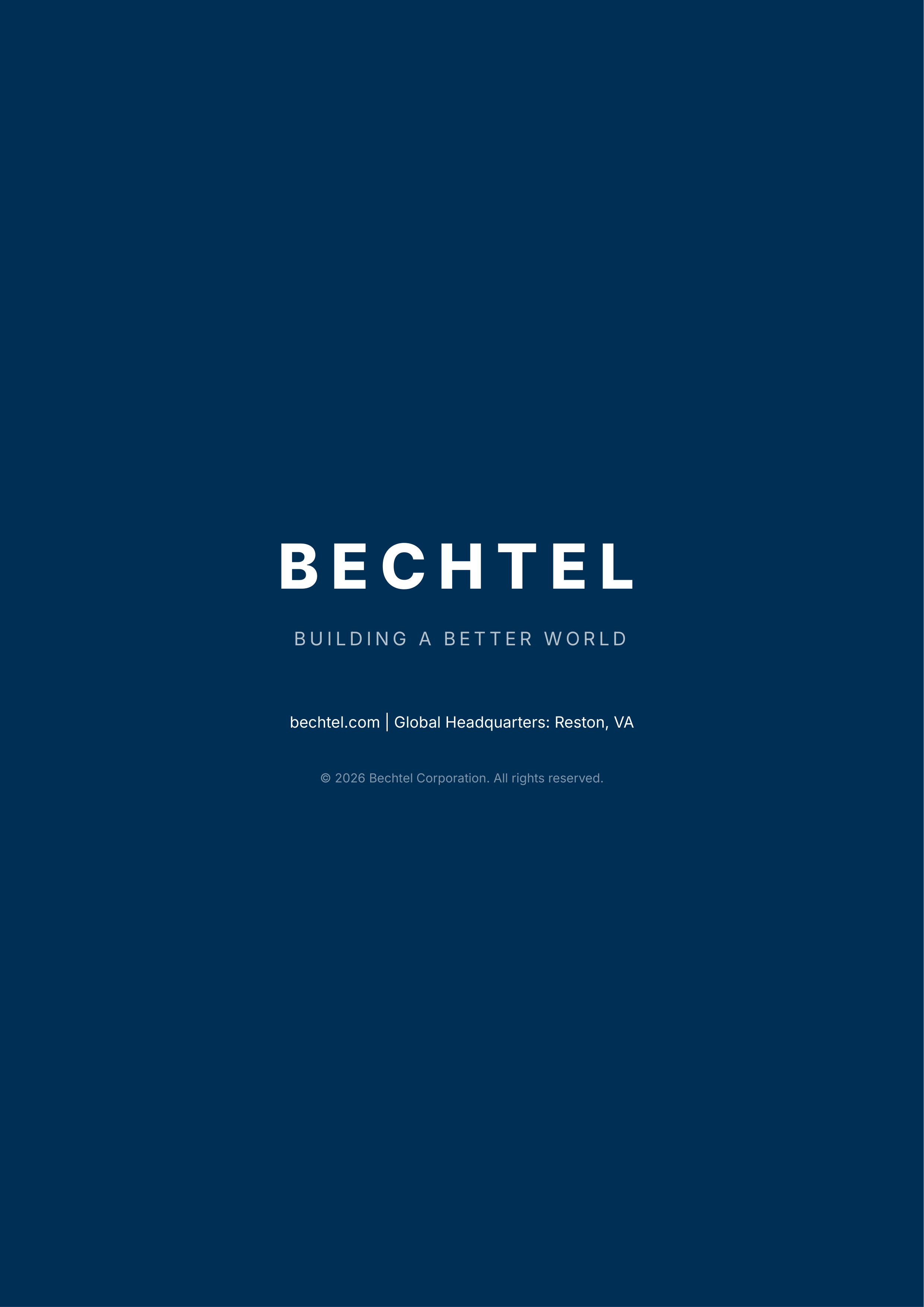 Bechtel Advanced Manufacturing & Clean Energy Infrastructure Portfolio — page 41