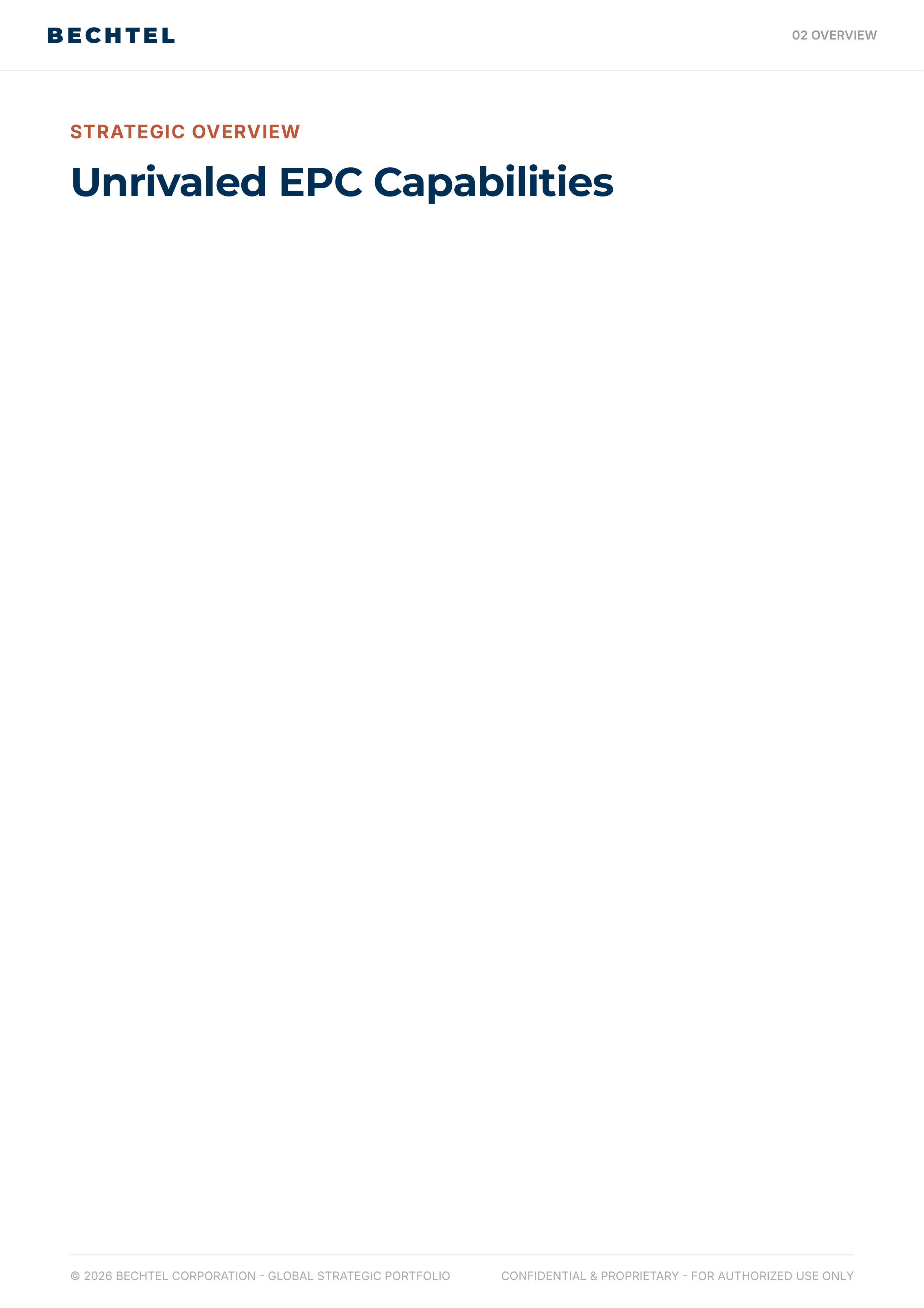 Bechtel Advanced Manufacturing & Clean Energy Infrastructure Portfolio — page 5
