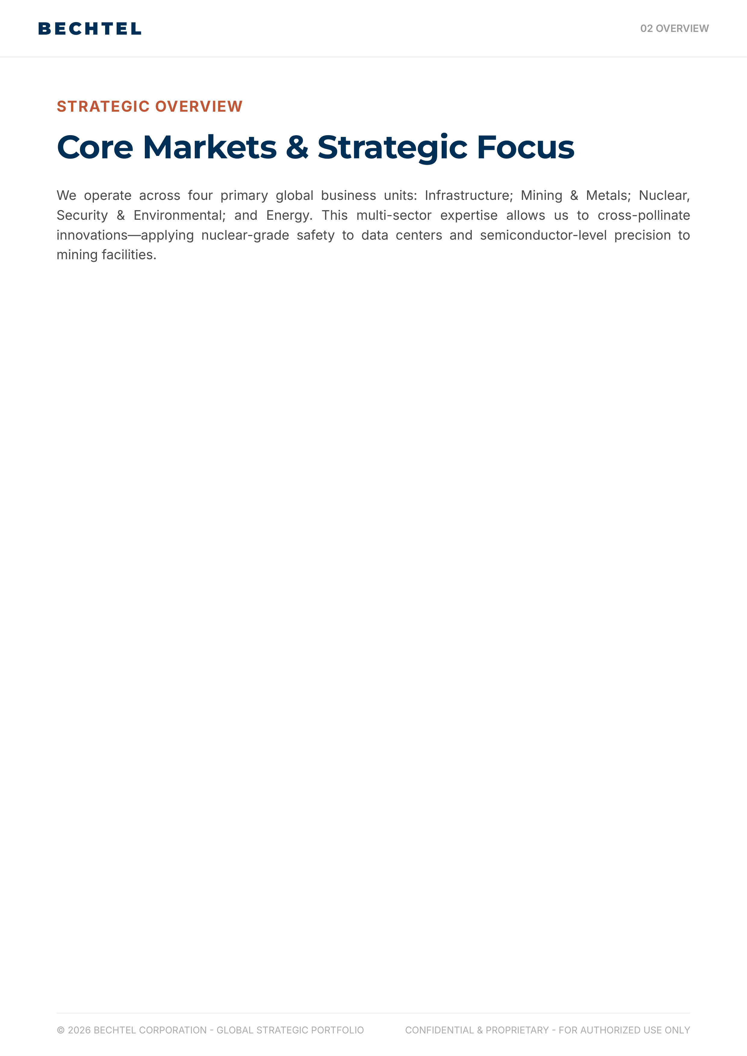 Bechtel Advanced Manufacturing & Clean Energy Infrastructure Portfolio — page 6