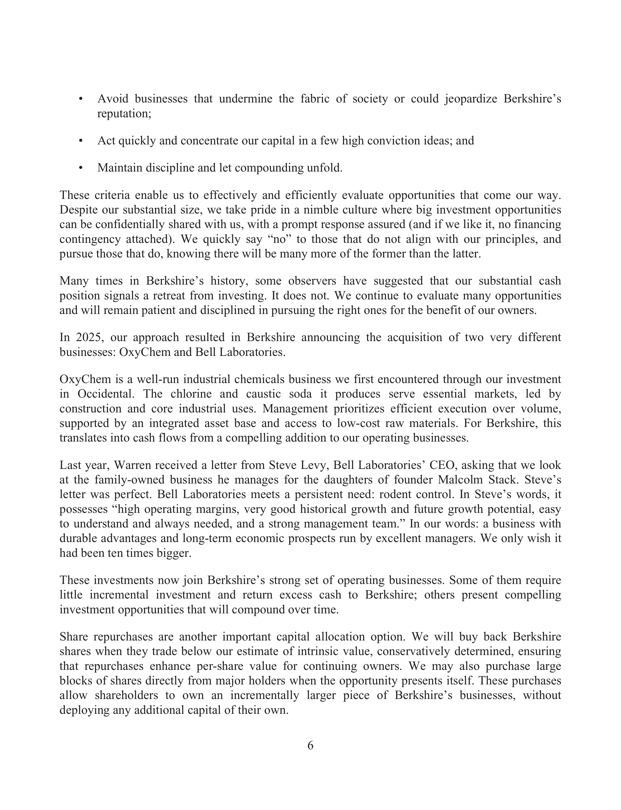 Berkshire Hathaway Annual Report — page 10