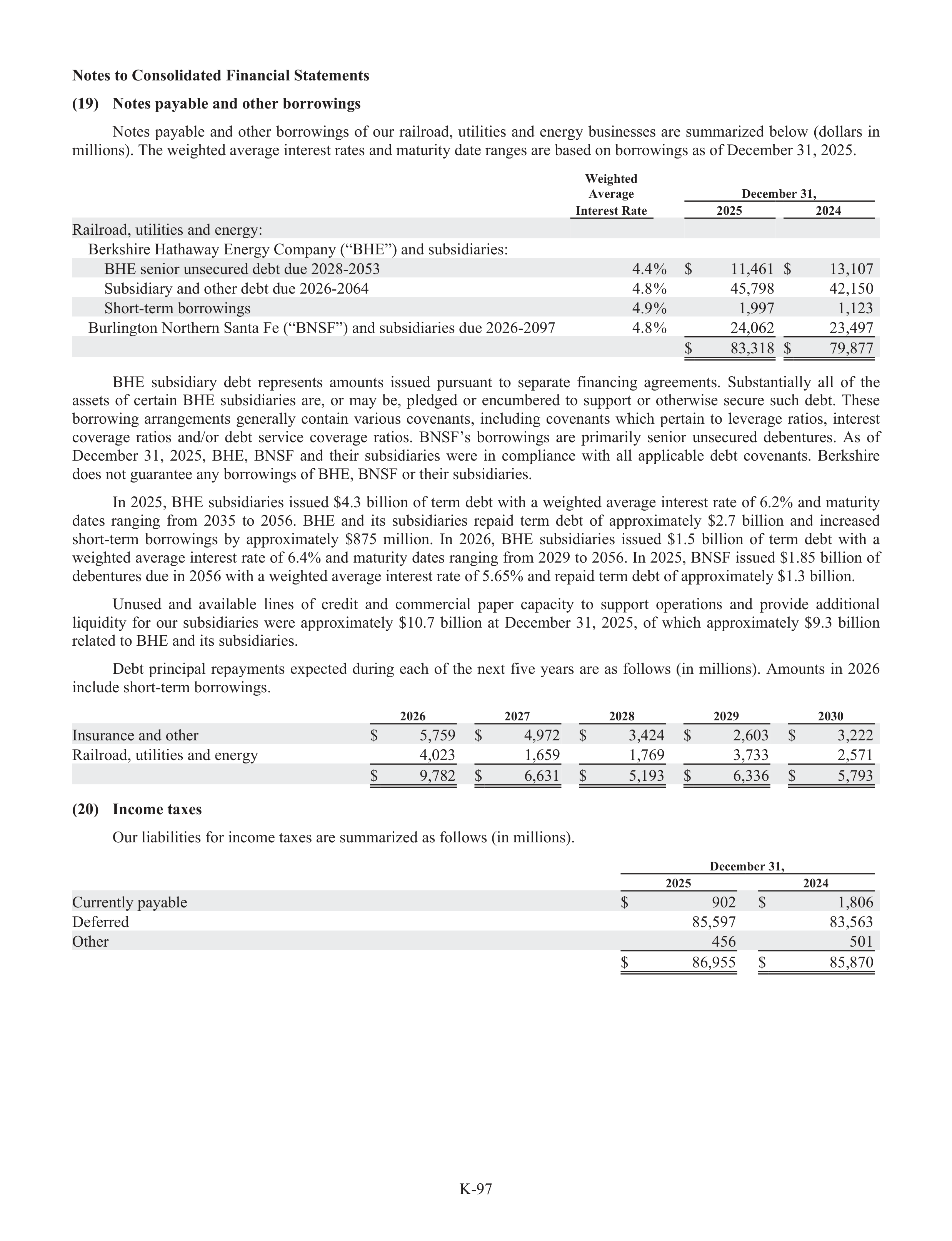 Berkshire Hathaway Annual Report — page 123