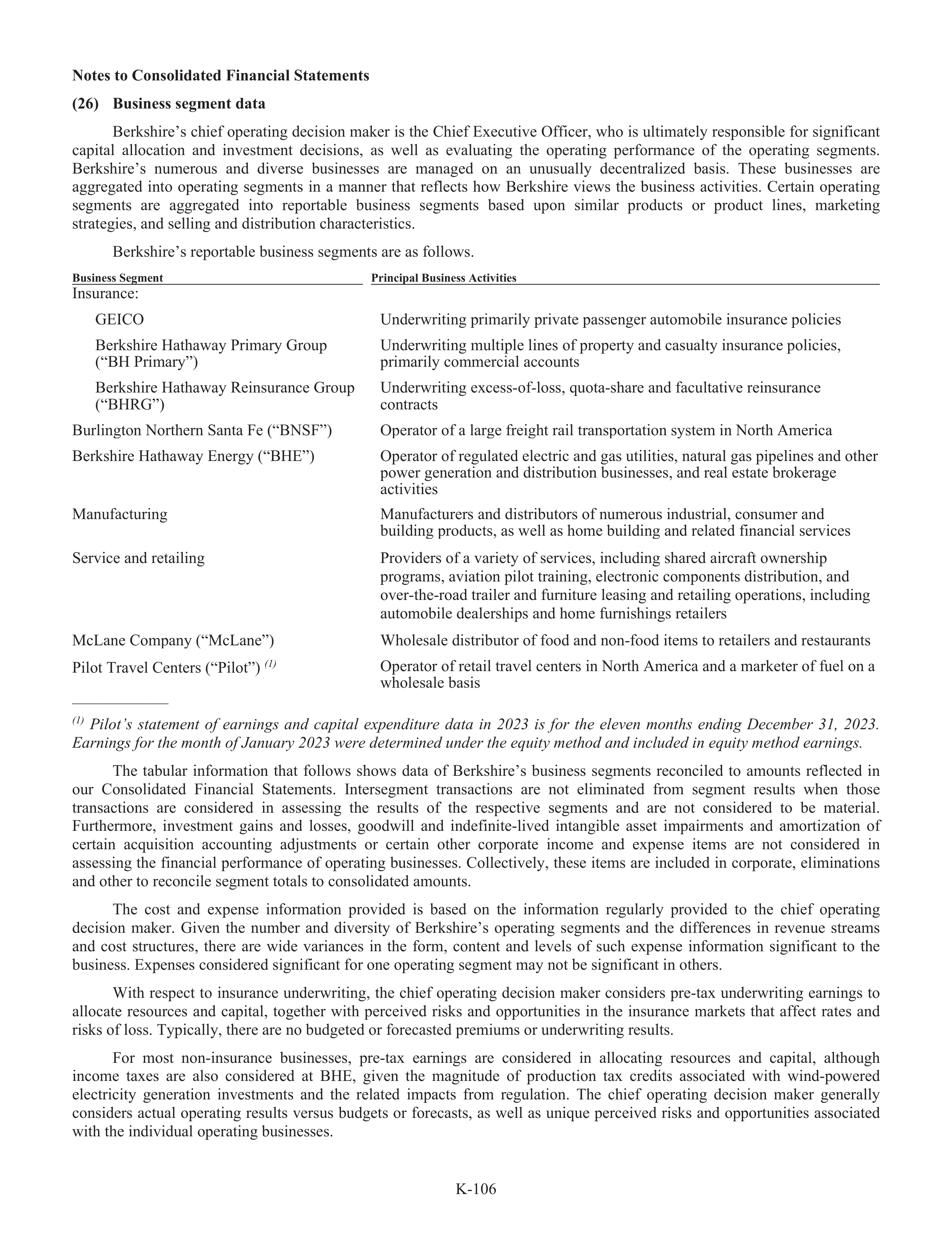Berkshire Hathaway Annual Report — page 132