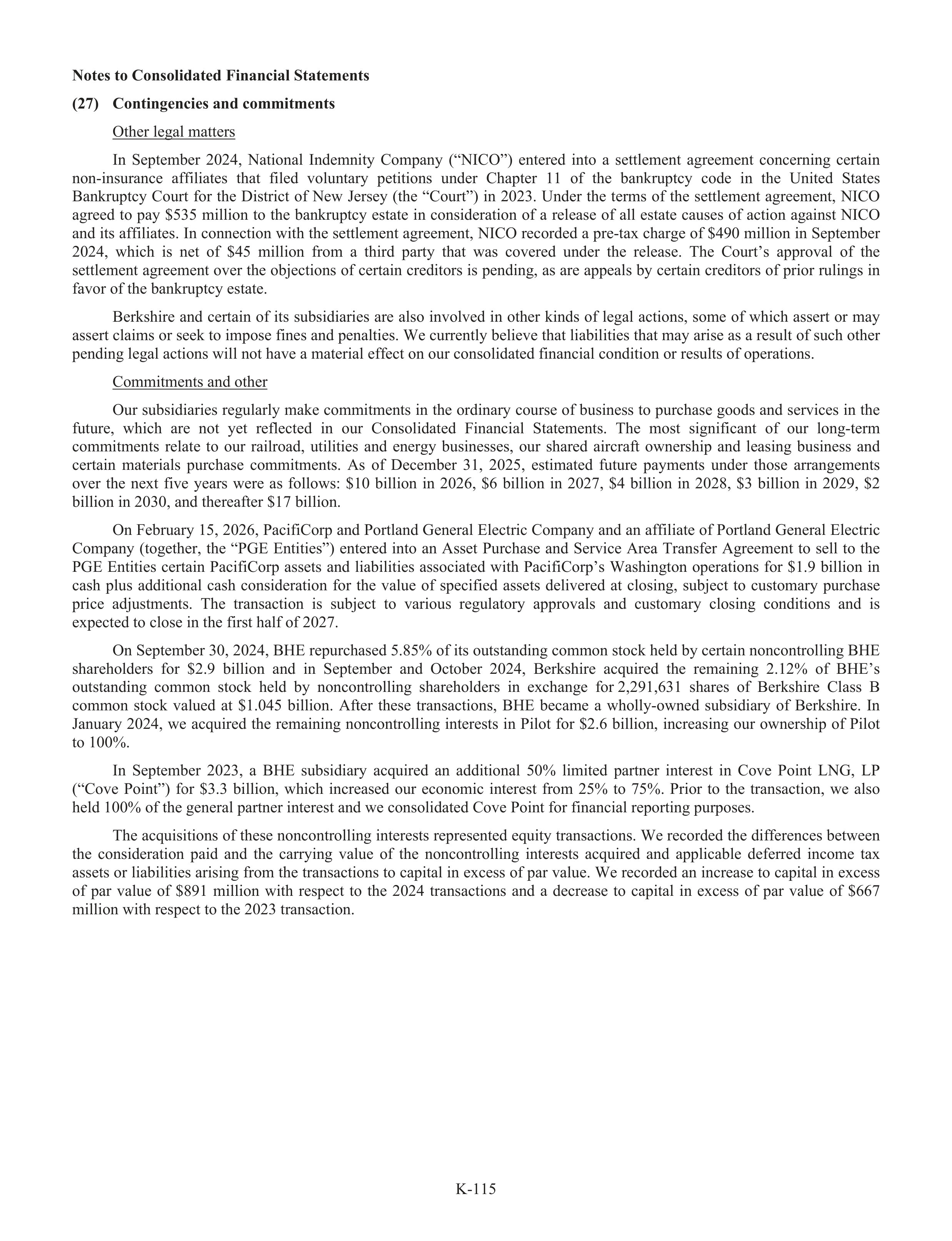 Berkshire Hathaway Annual Report — page 141