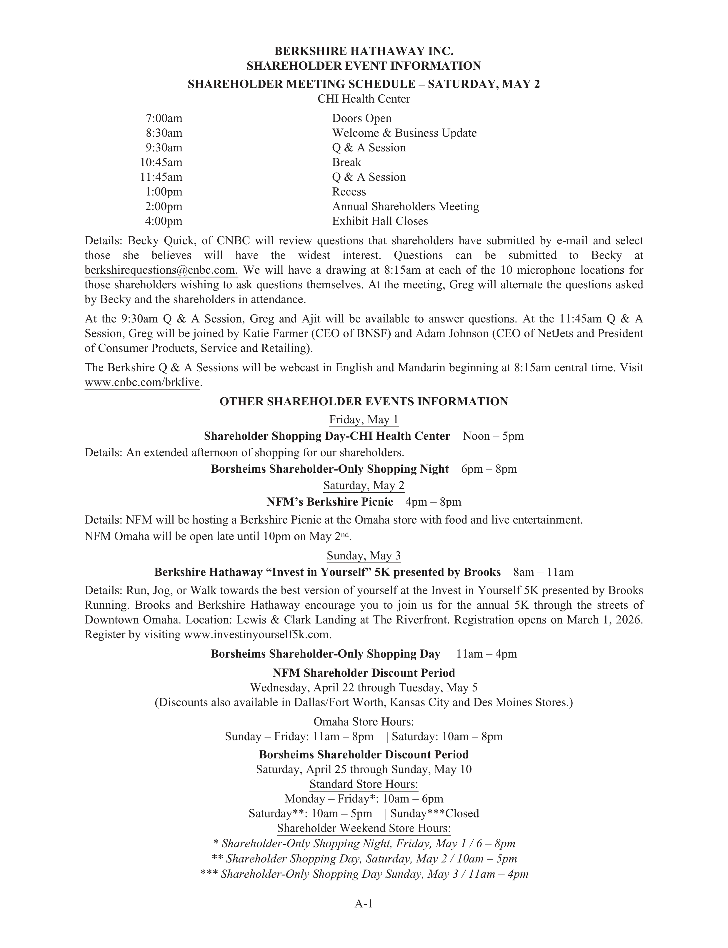 Berkshire Hathaway Annual Report — page 150