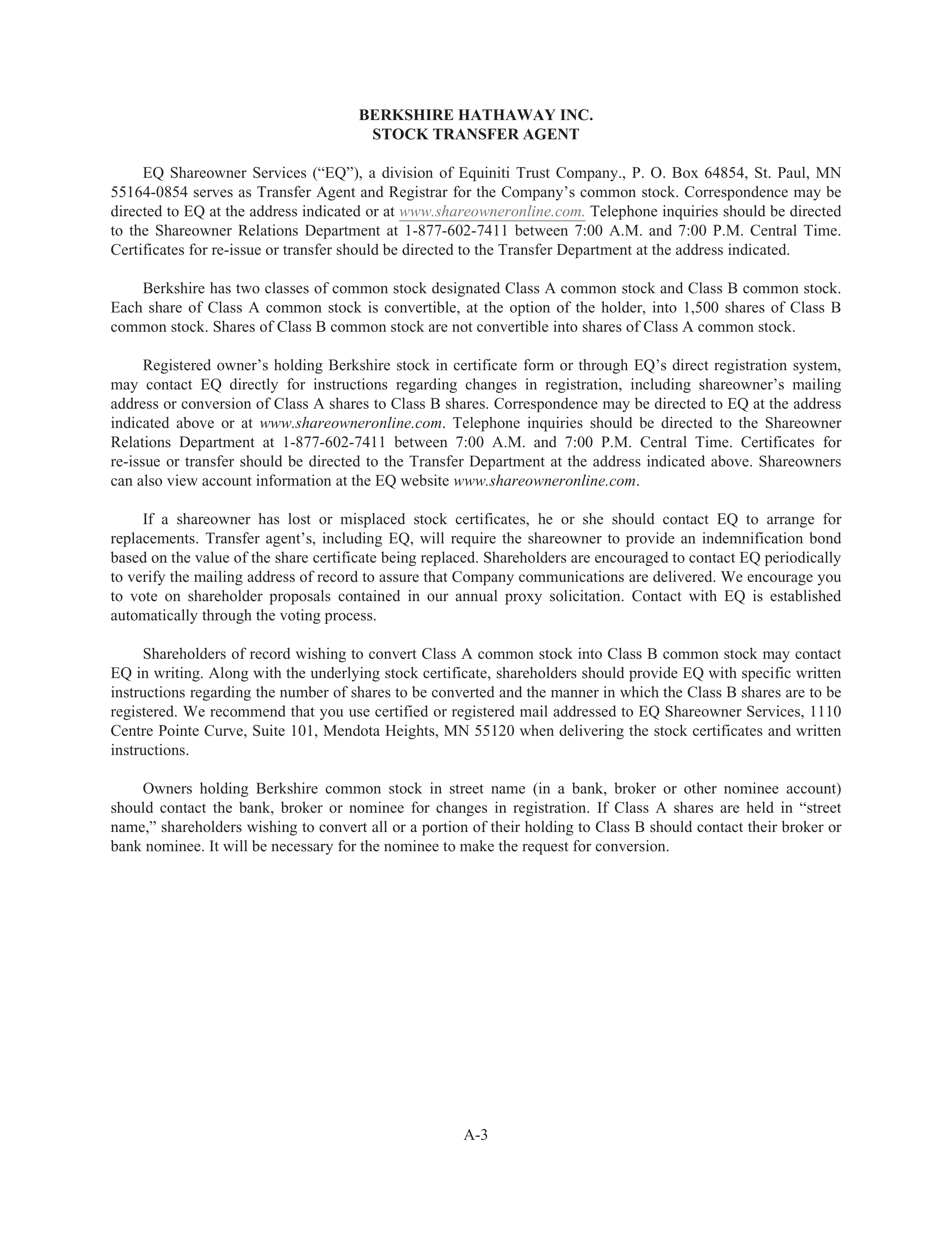 Berkshire Hathaway Annual Report — page 152