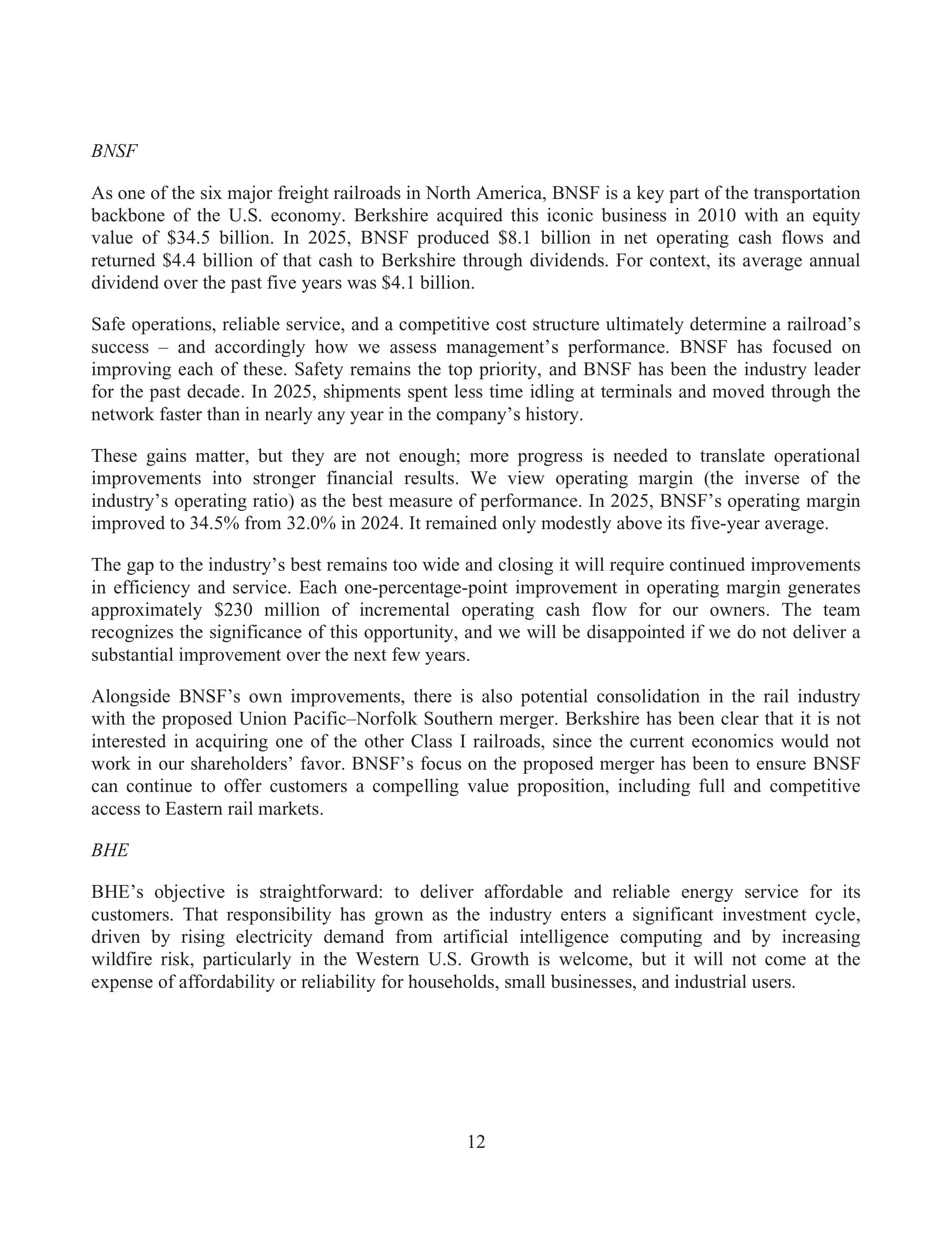Berkshire Hathaway Annual Report — page 16