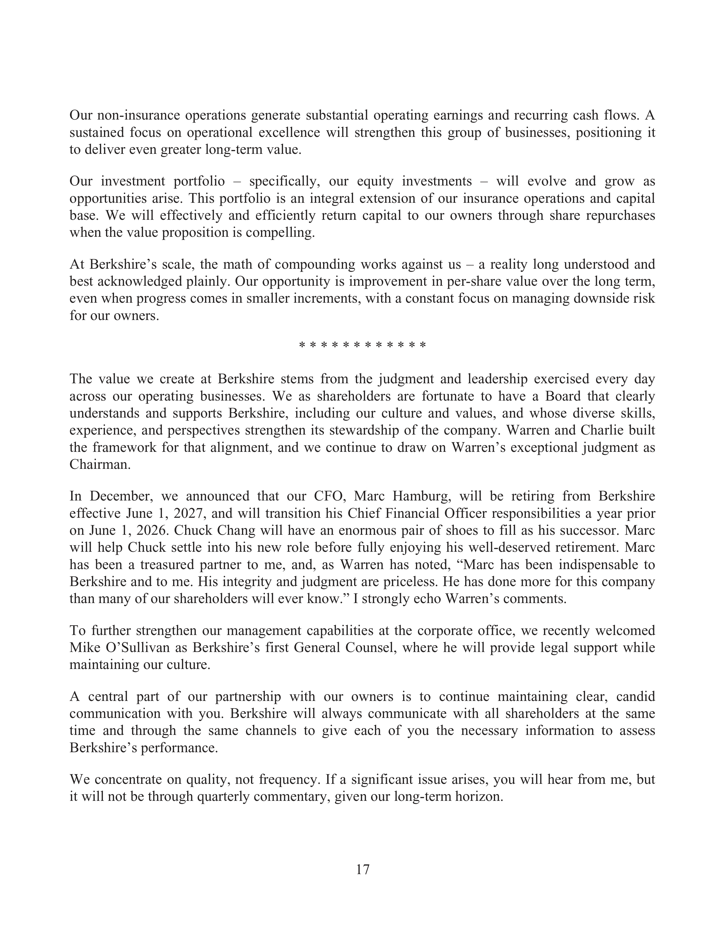 Berkshire Hathaway Annual Report — page 21