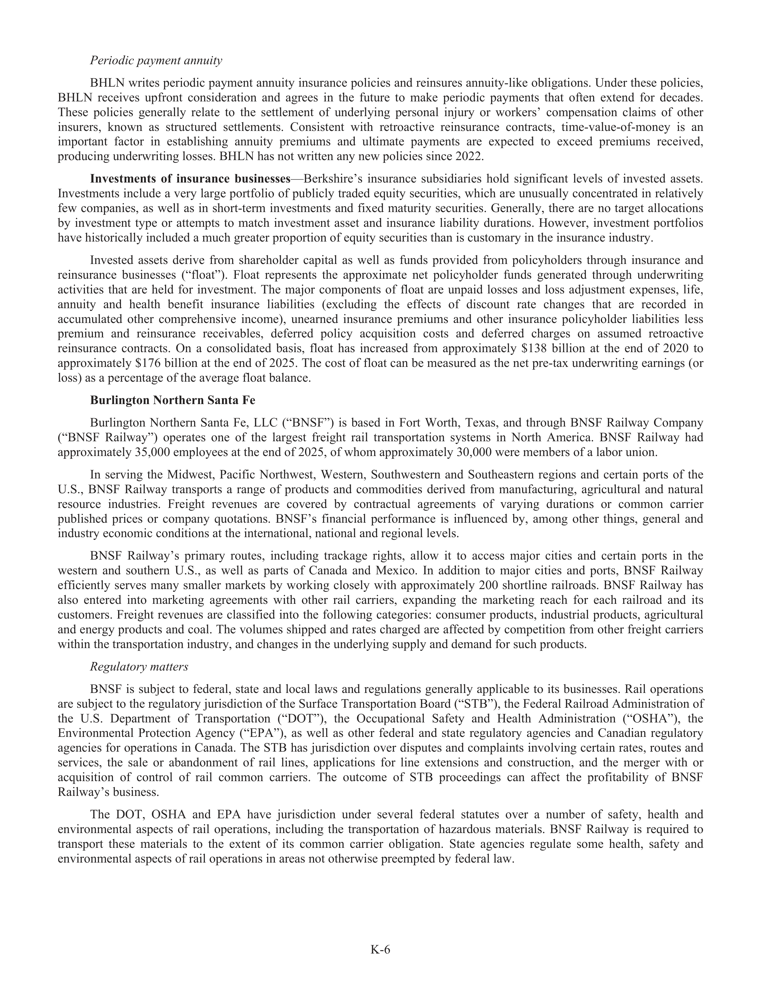 Berkshire Hathaway Annual Report — page 32