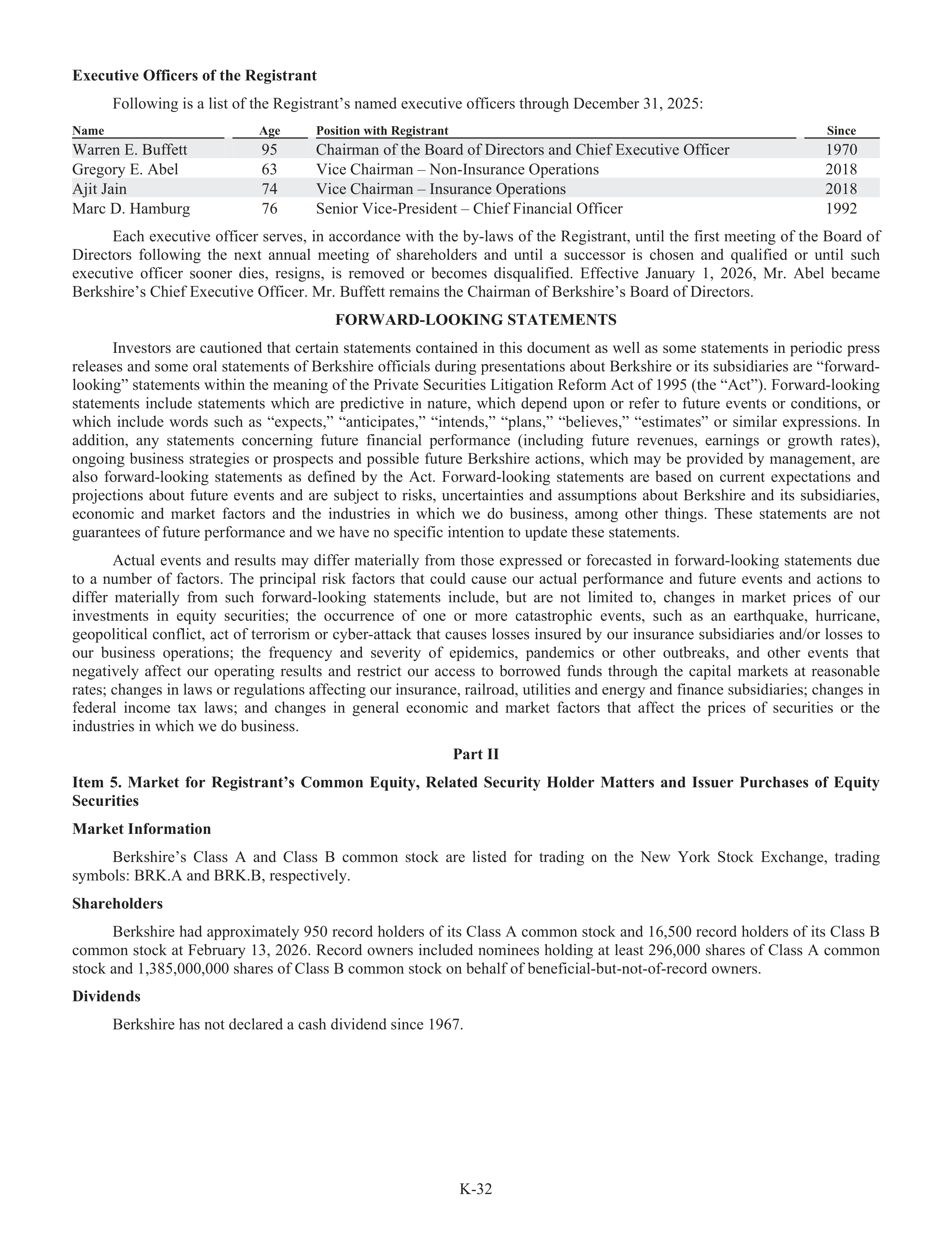 Berkshire Hathaway Annual Report — page 58
